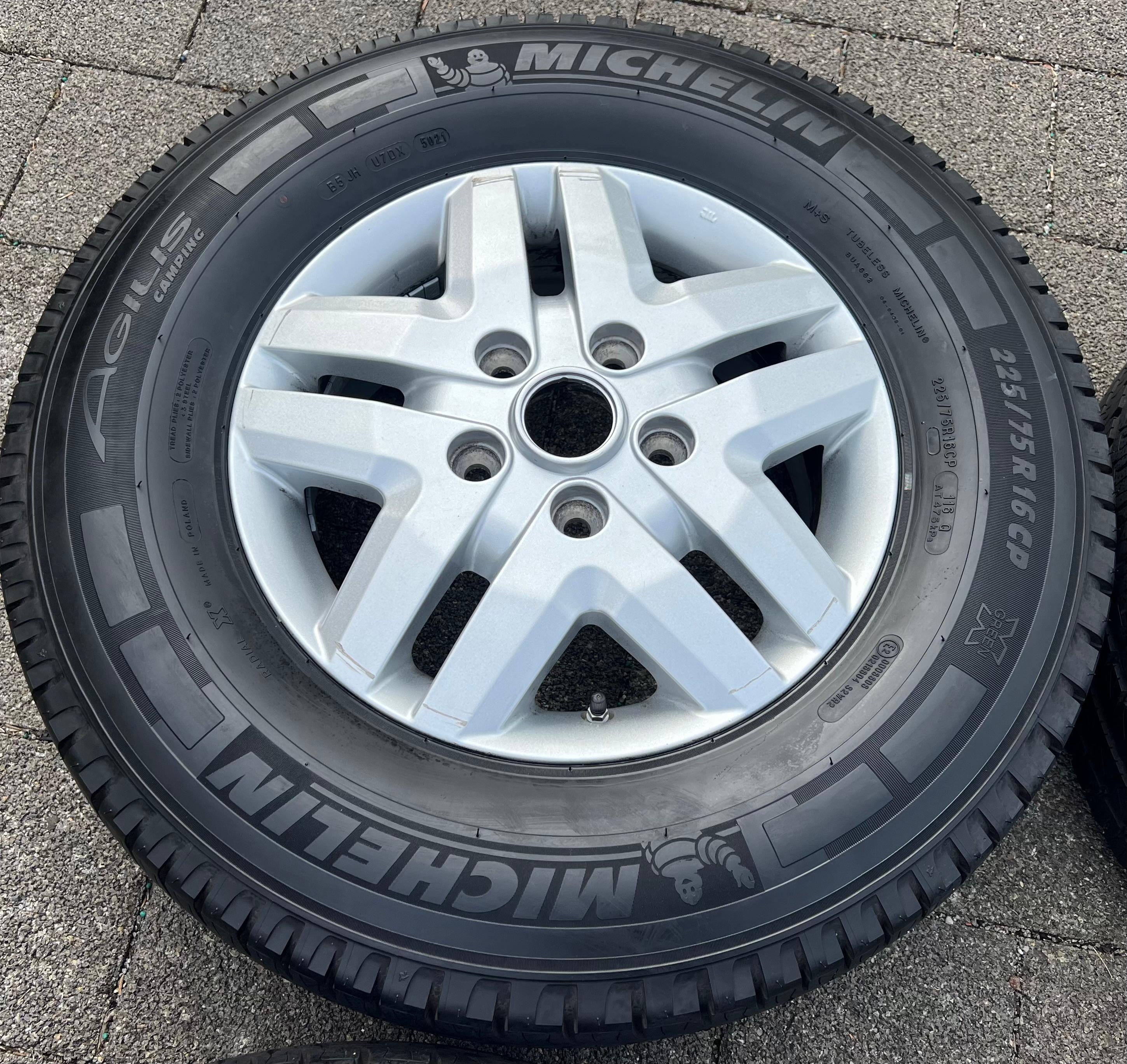 4 ORIGINELE ALU-ZOMERWIELEN PEUGEOT BOXER FIAT DUCATO CITROËN JUMPER 5x130 1374085080