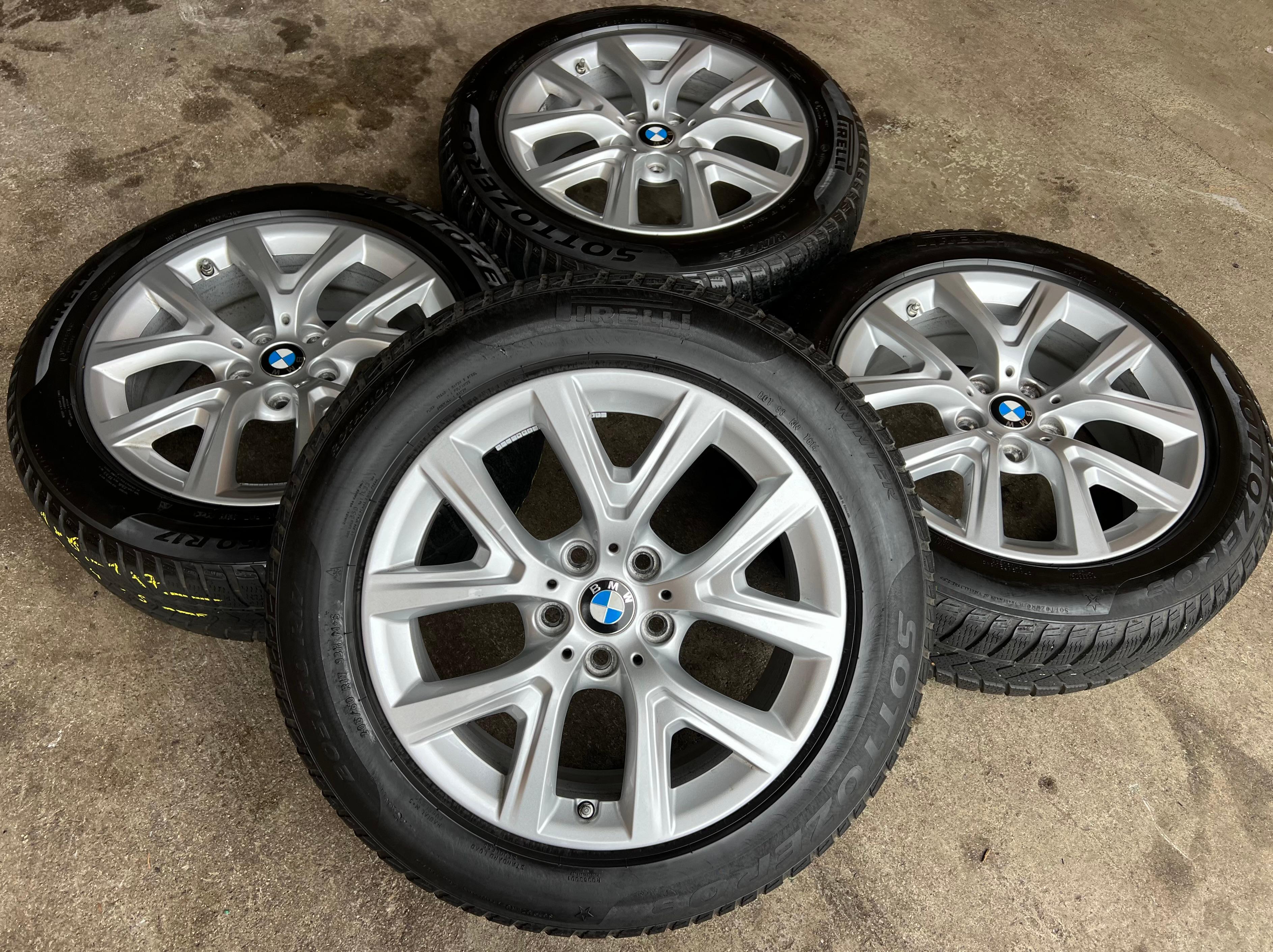 4 ORIGINAL 17" ALU WINTERRÄDER BMW X1 F48 X2 F39 STYLING 574 205/60R17 93H 2021 RDKS