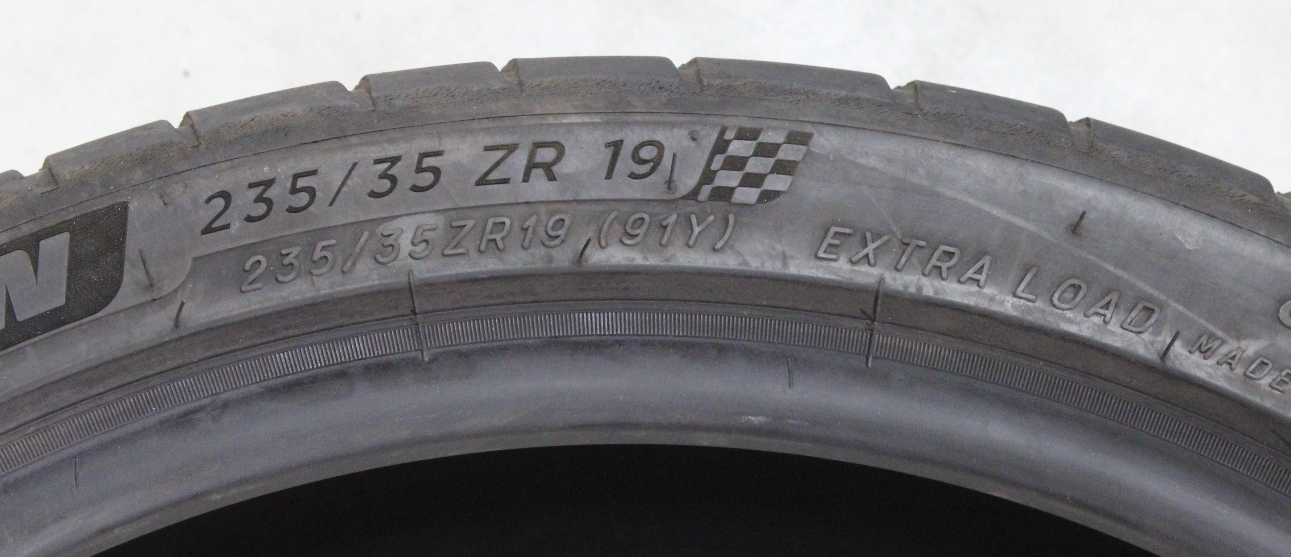 1 x 235/35R19 91Y pneumatico estivo Michelin Pilot Sport 4S 5-5,5mm 2019 XL