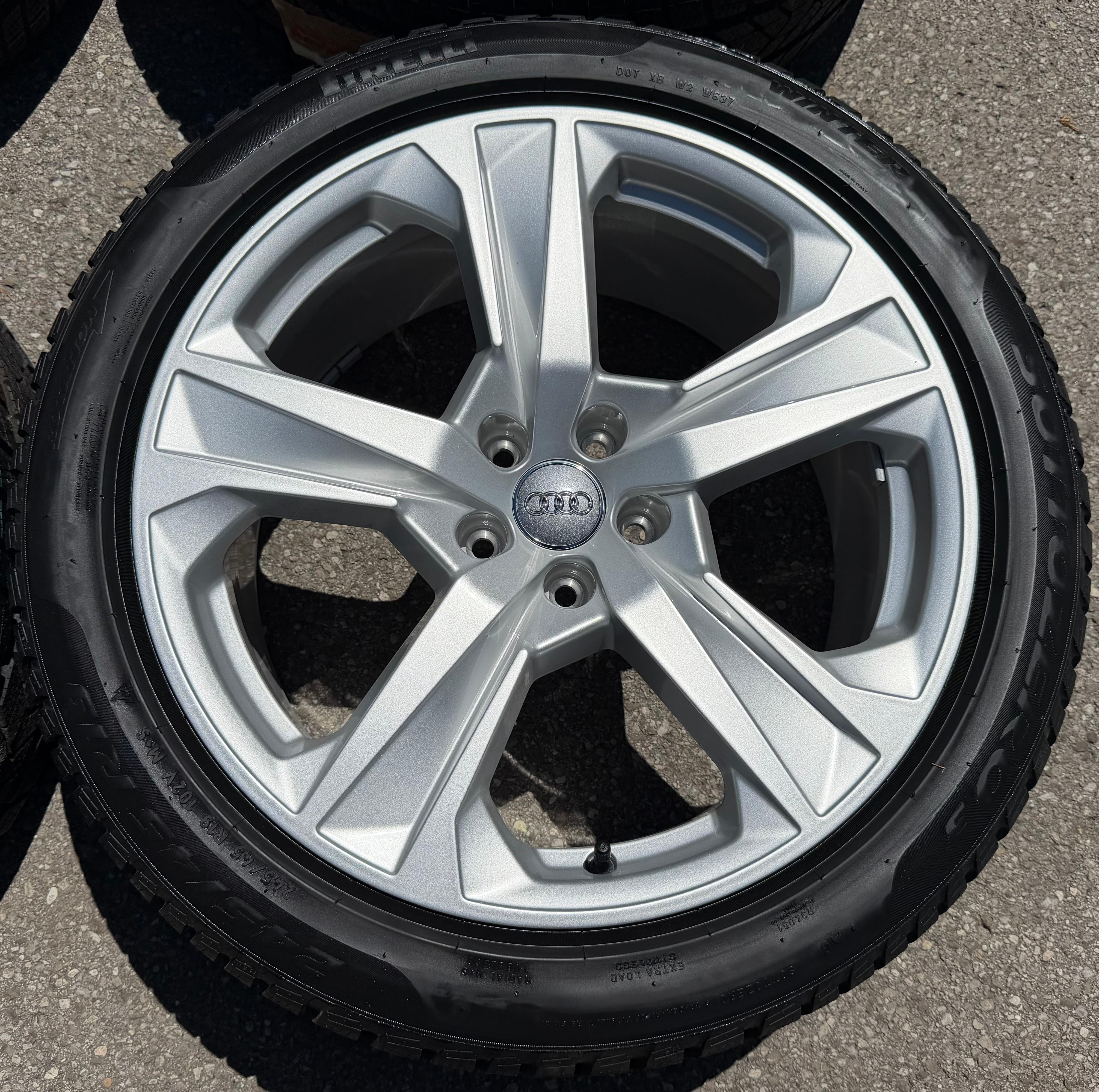 4 Original 19" Alu Winterräder Audi A7 Sportback 4K 4K8601025D 245/45R19 102V Pirelli