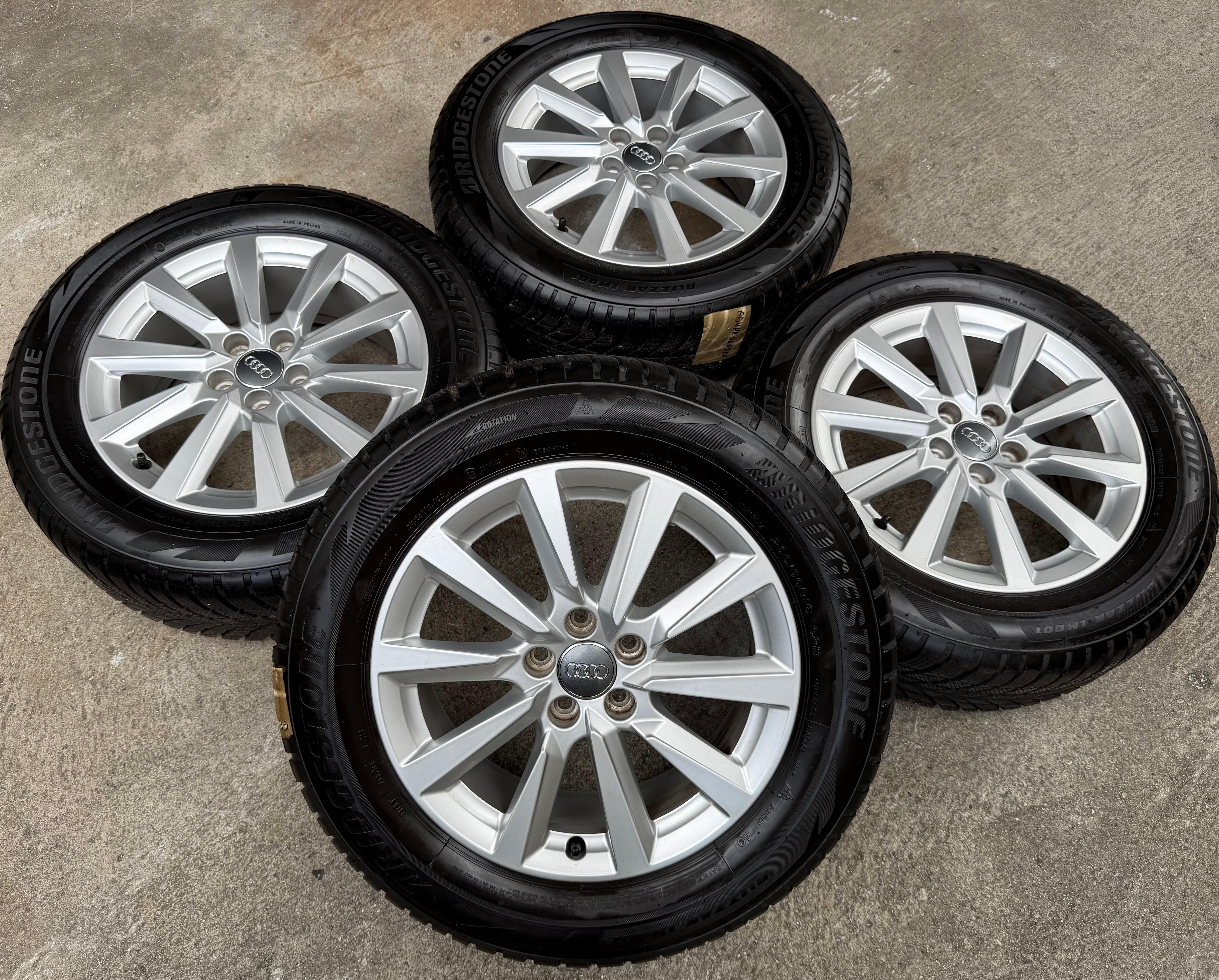 4 Original Alu Winterräder Audi A1 Allstreet GB GBH 82A601025C 205/60R16 92H Bridgestone