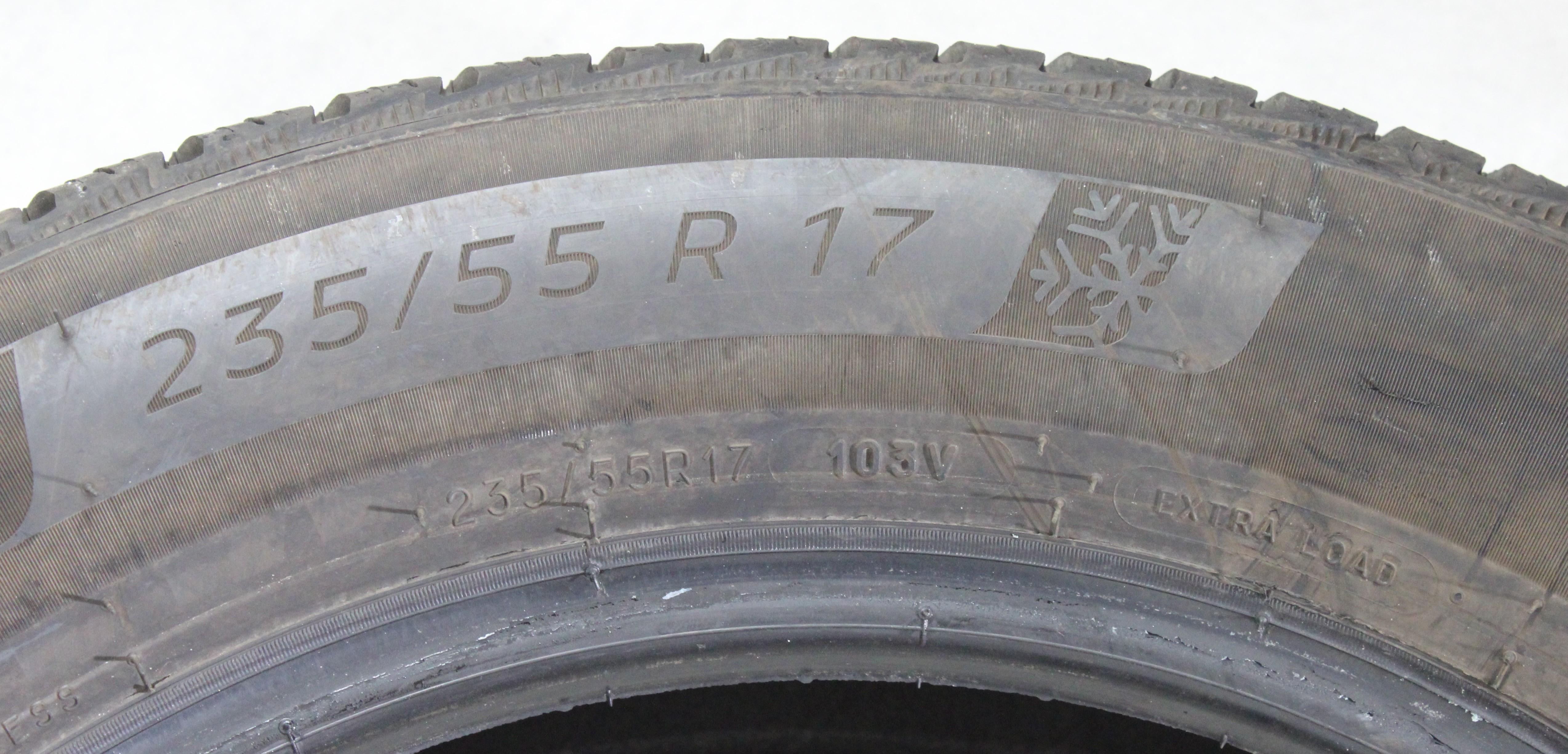 1 x 235/55R17 103V Pneu hiver Michelin Alpin 7 7mm 2025 XL