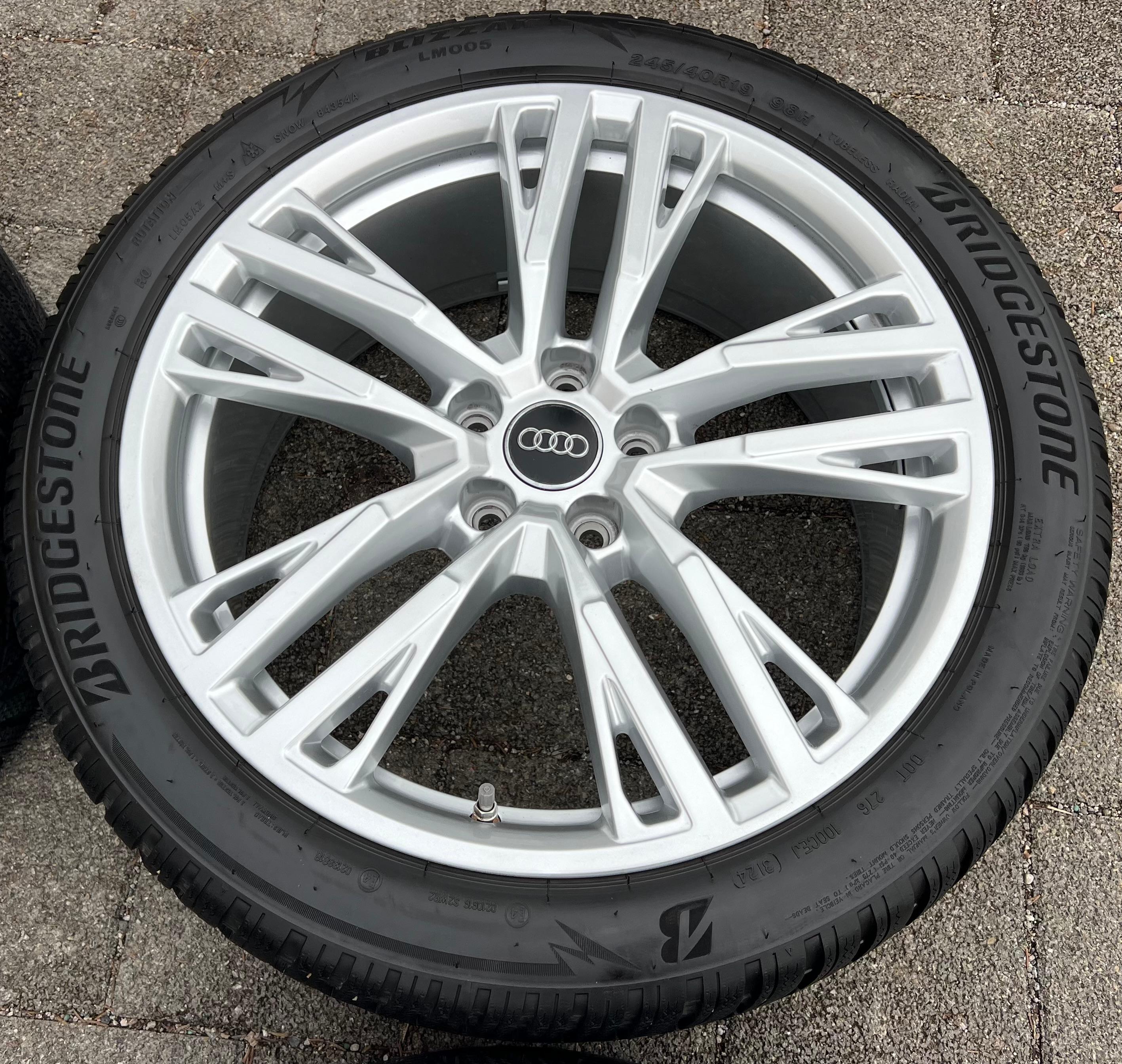 4 ORIGINAL 19" ALU WINTERRÄDER AUDI A5 S5 FU2 B10 8B3601025AS 245/40R19 98H 2024