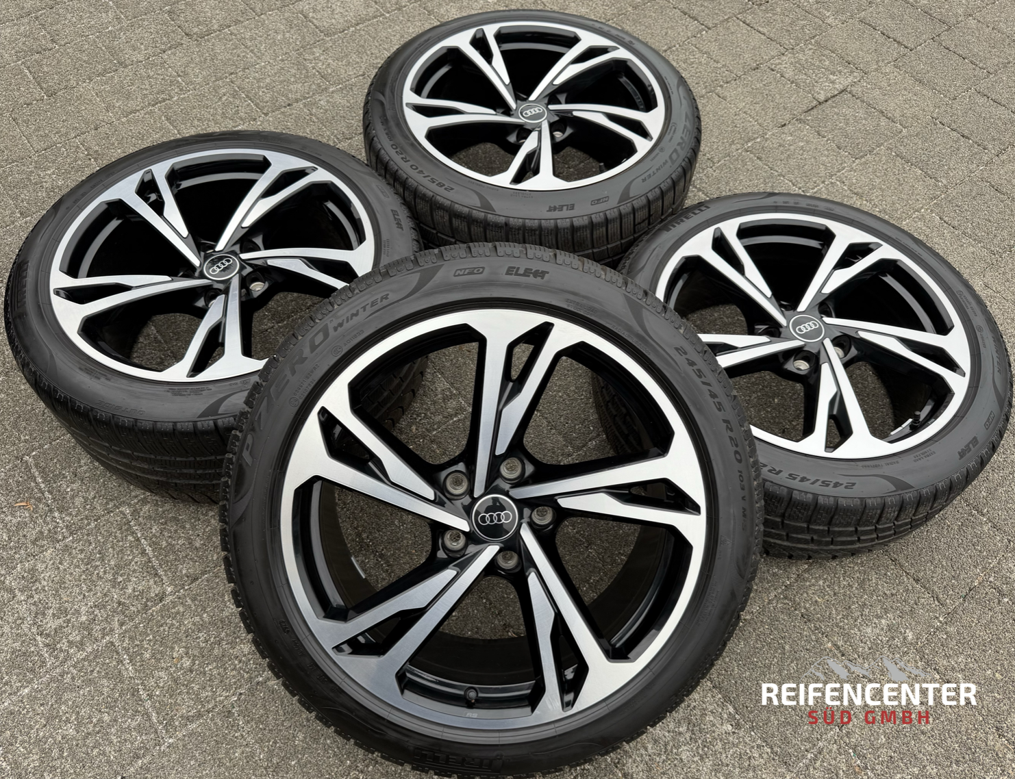 4 LLANTAS DE ALEACIÓN ORIGINALES DE INVIERNO DE 20" PARA AUDI ETRON E-TRON GT 4J3601025AM 4J3601025AL