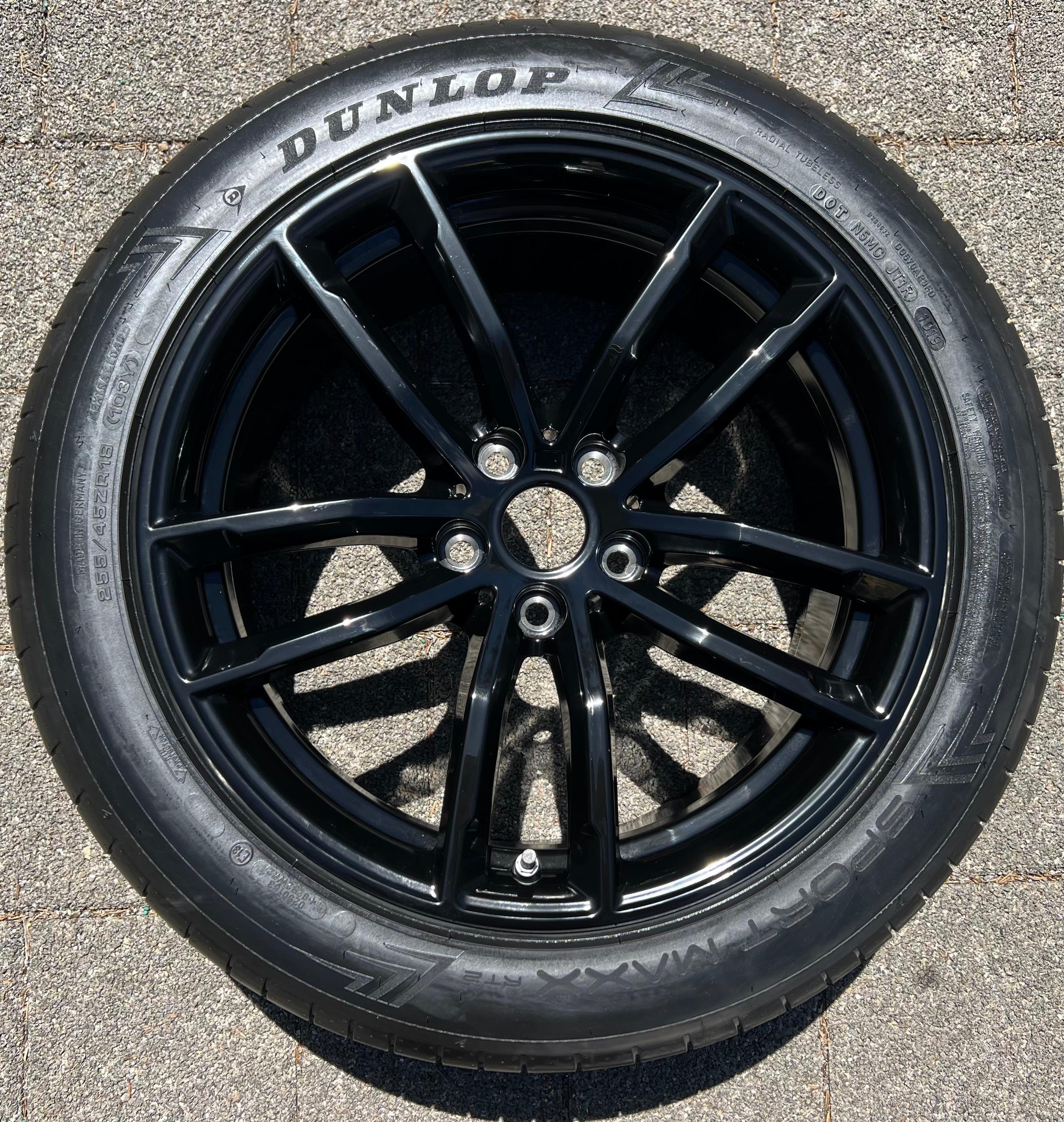 1 X ORIGINELE 18" ALUMINIUM VELG BMW 5-SERIE G30 G31 8098916 9x18 ET44 TPMS GRATIS VERZENDING