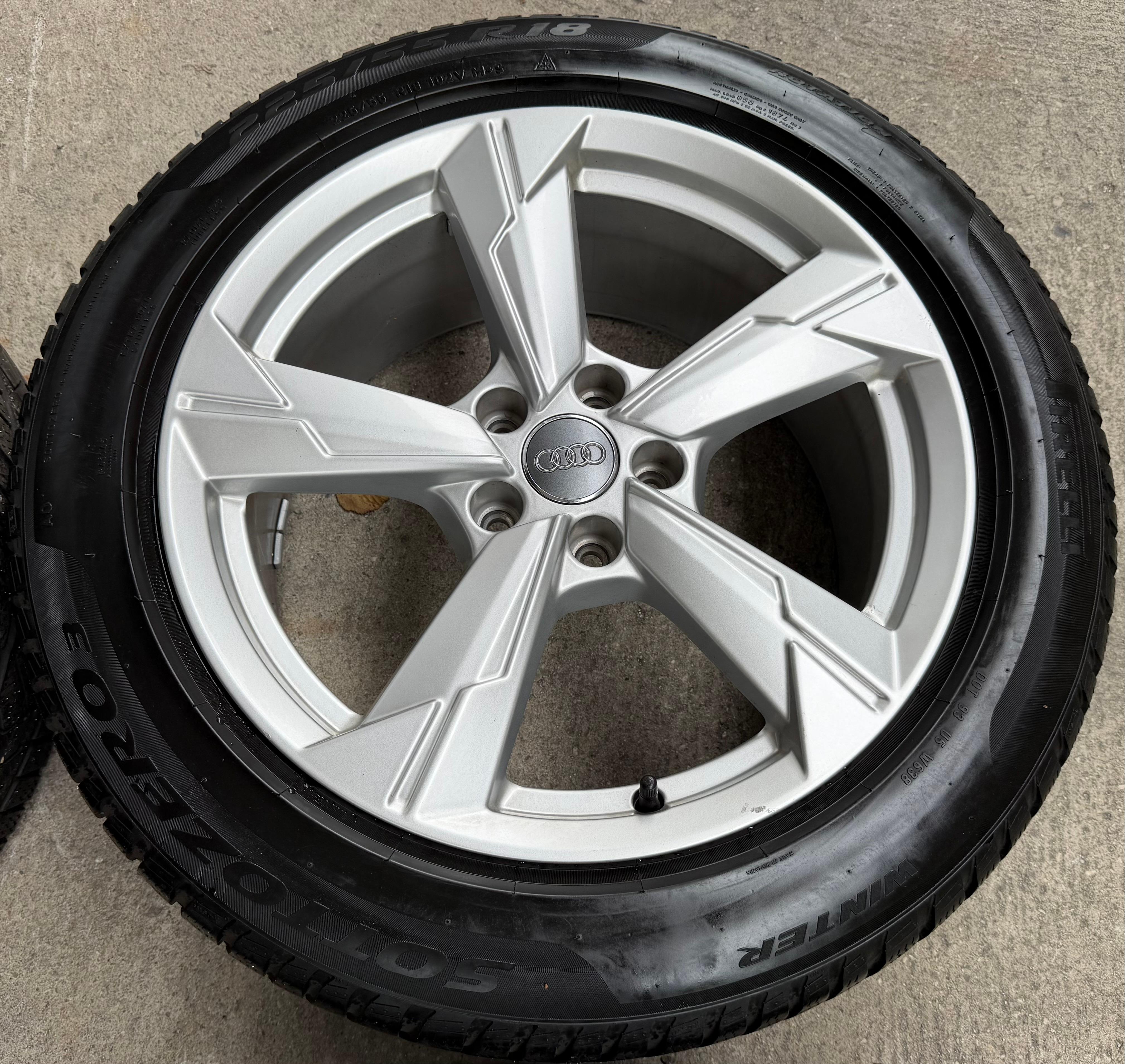 4 ORIGINELE 18" LICHTMETALEN VELGEN AUDI A6 4K F2 C8 4K0601025D 8x18 ET39 GRATIS THUISBEZORGD