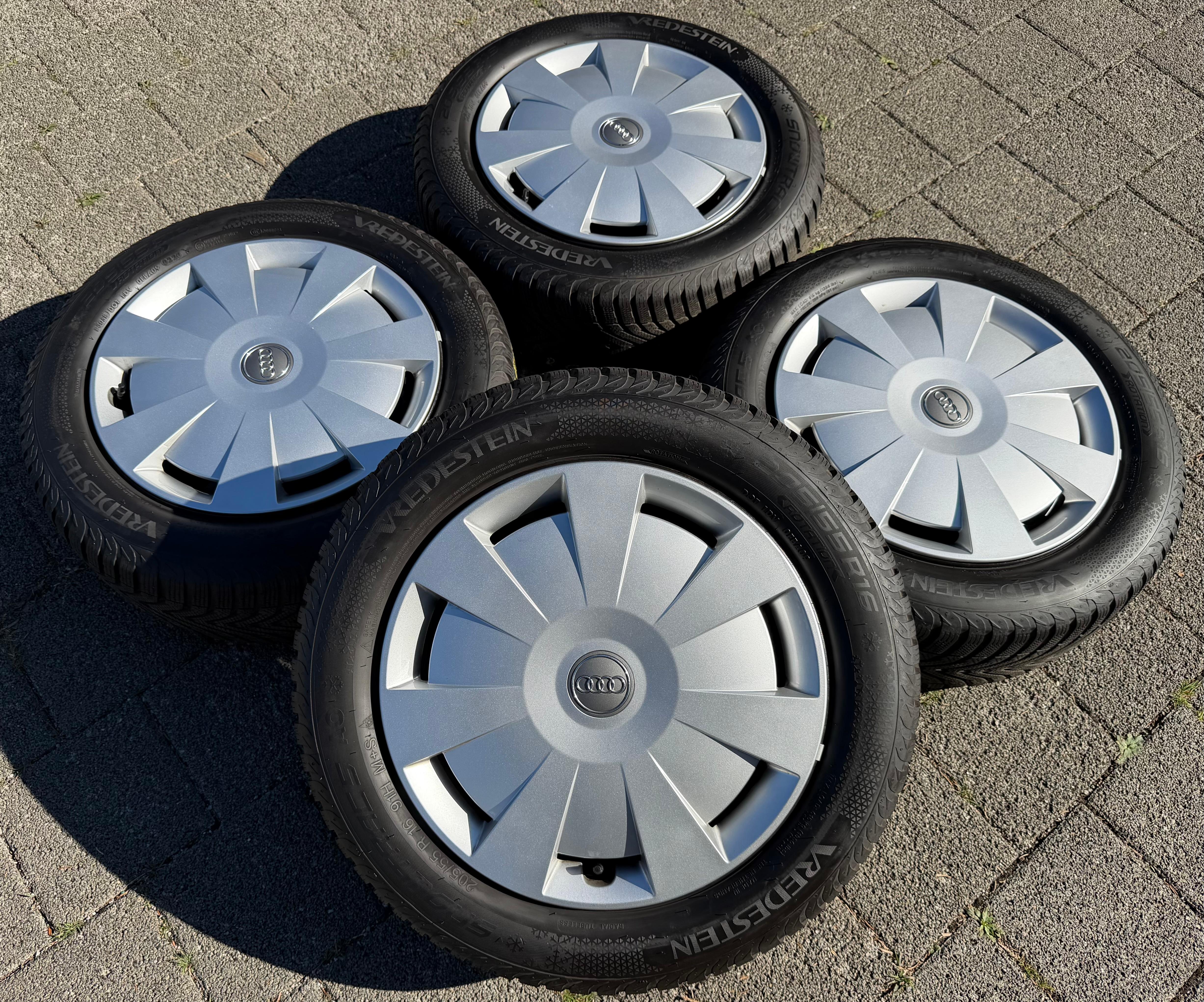4 ruedas de invierno Audi A3 8V Sportback Cabrio 205/55R16 91H Vredestein 8V0601027A 2020