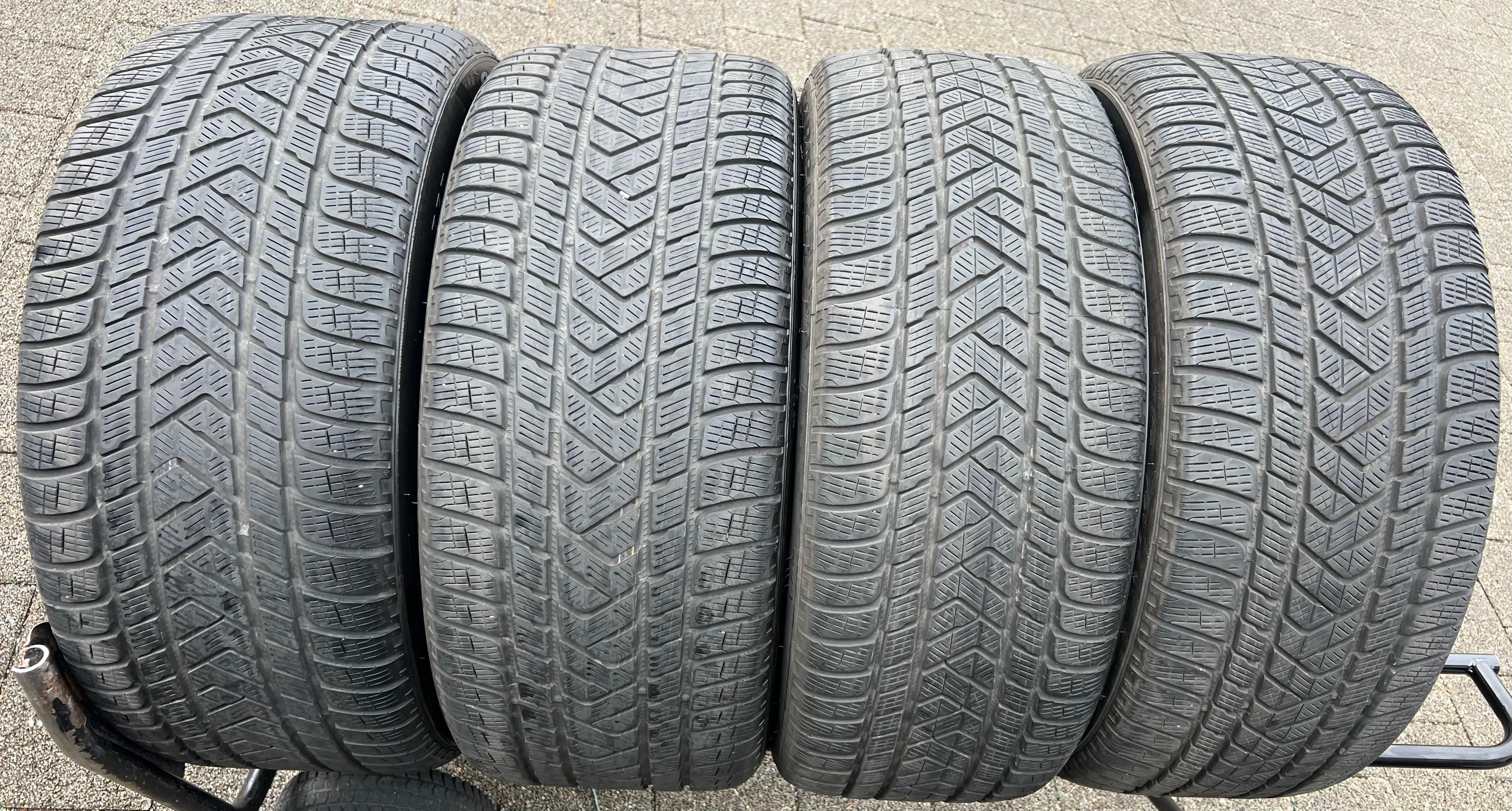4 ruedas de invierno de aleación originales de 20" para PORSCHE MACAN 265/45R20 104V 295/40R20 106V TPMS