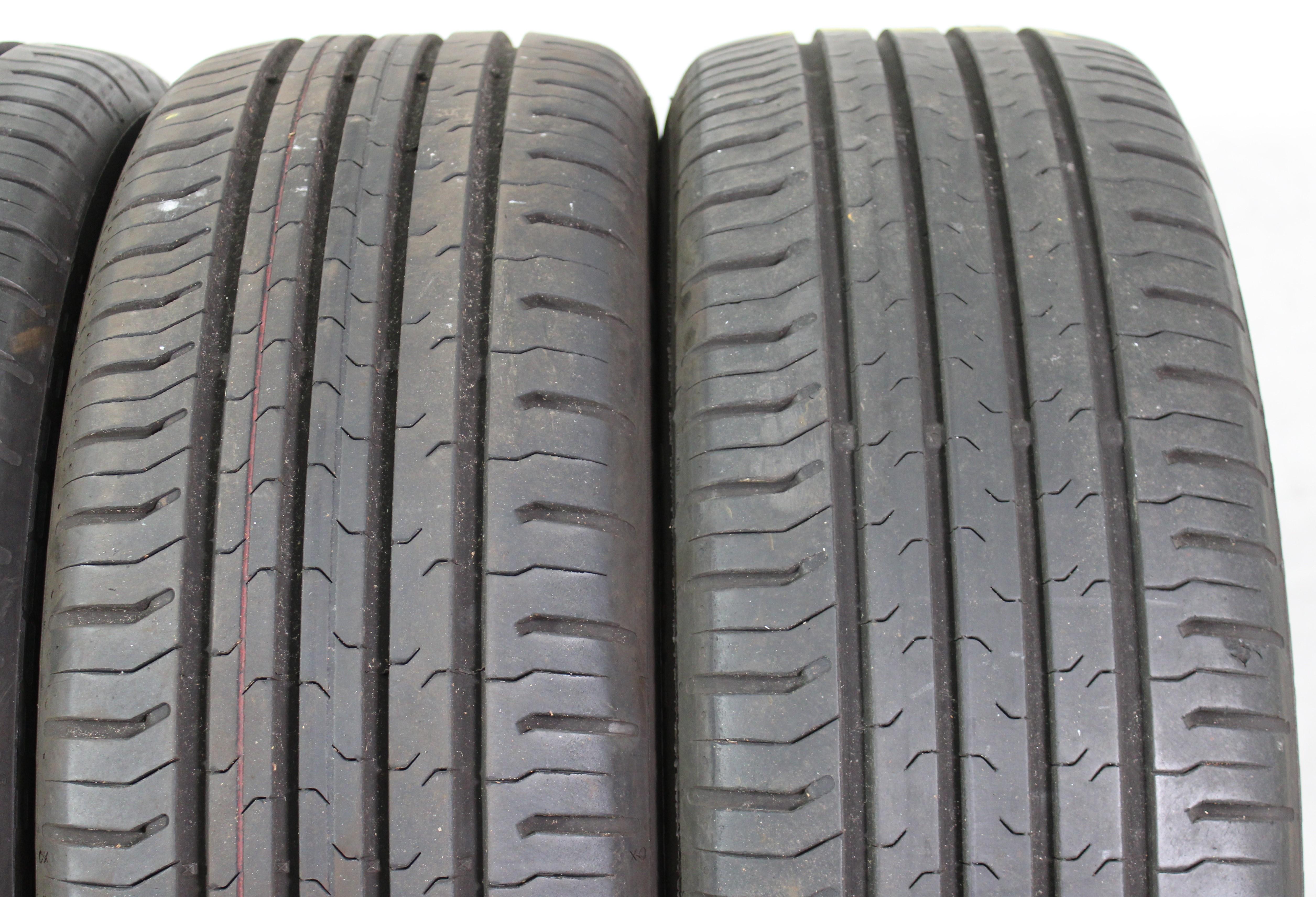 4 x 205/55R17 95V Sommerreifen Continental Eco Contact 5 1x5,5mm/3x6,5-7mm 3x2016/1x2022 XL