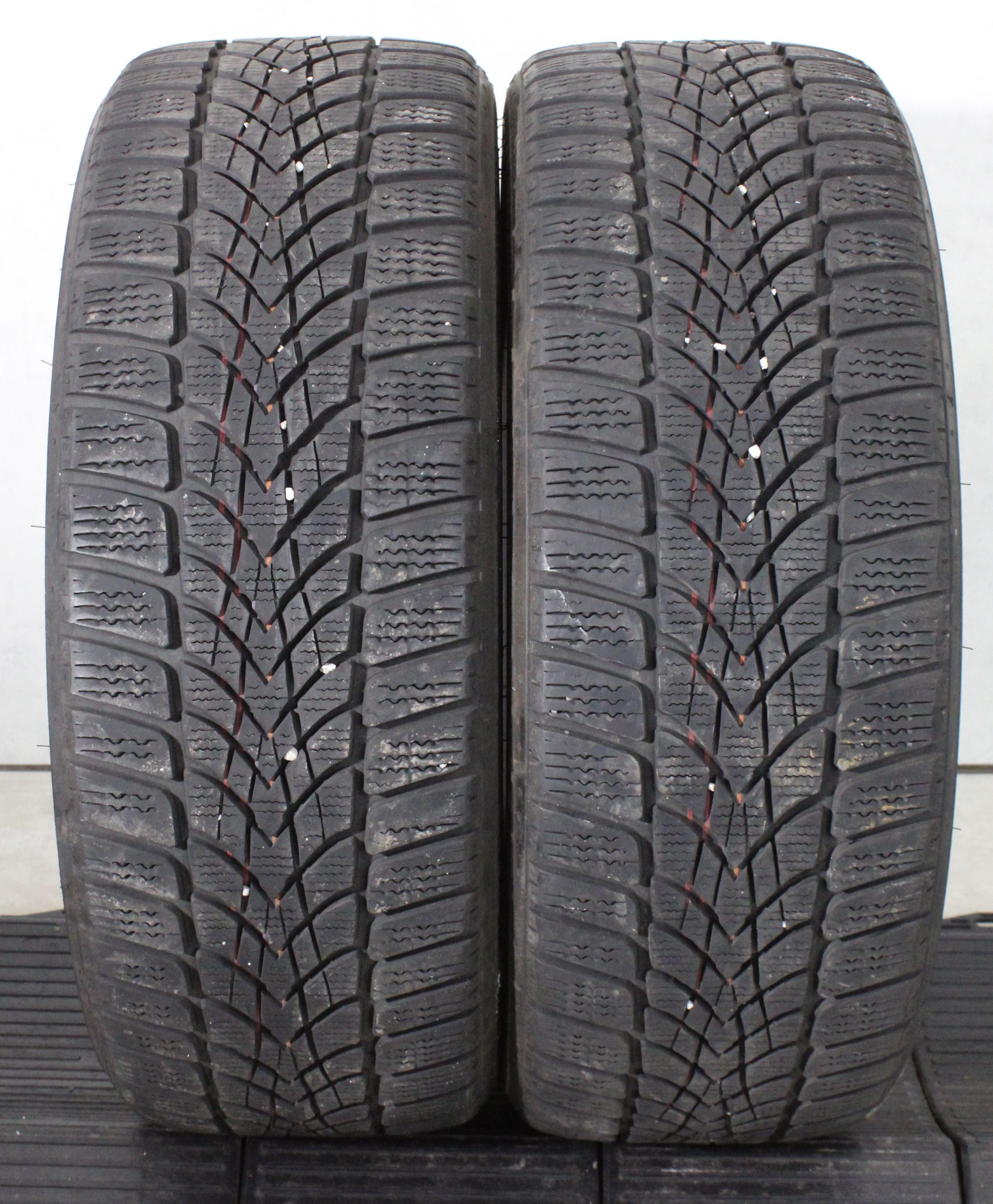 2 x 205/45R17 88V Winterreifen Dunlop SP Winter Sport 4D 5-5,5mm 2018 *