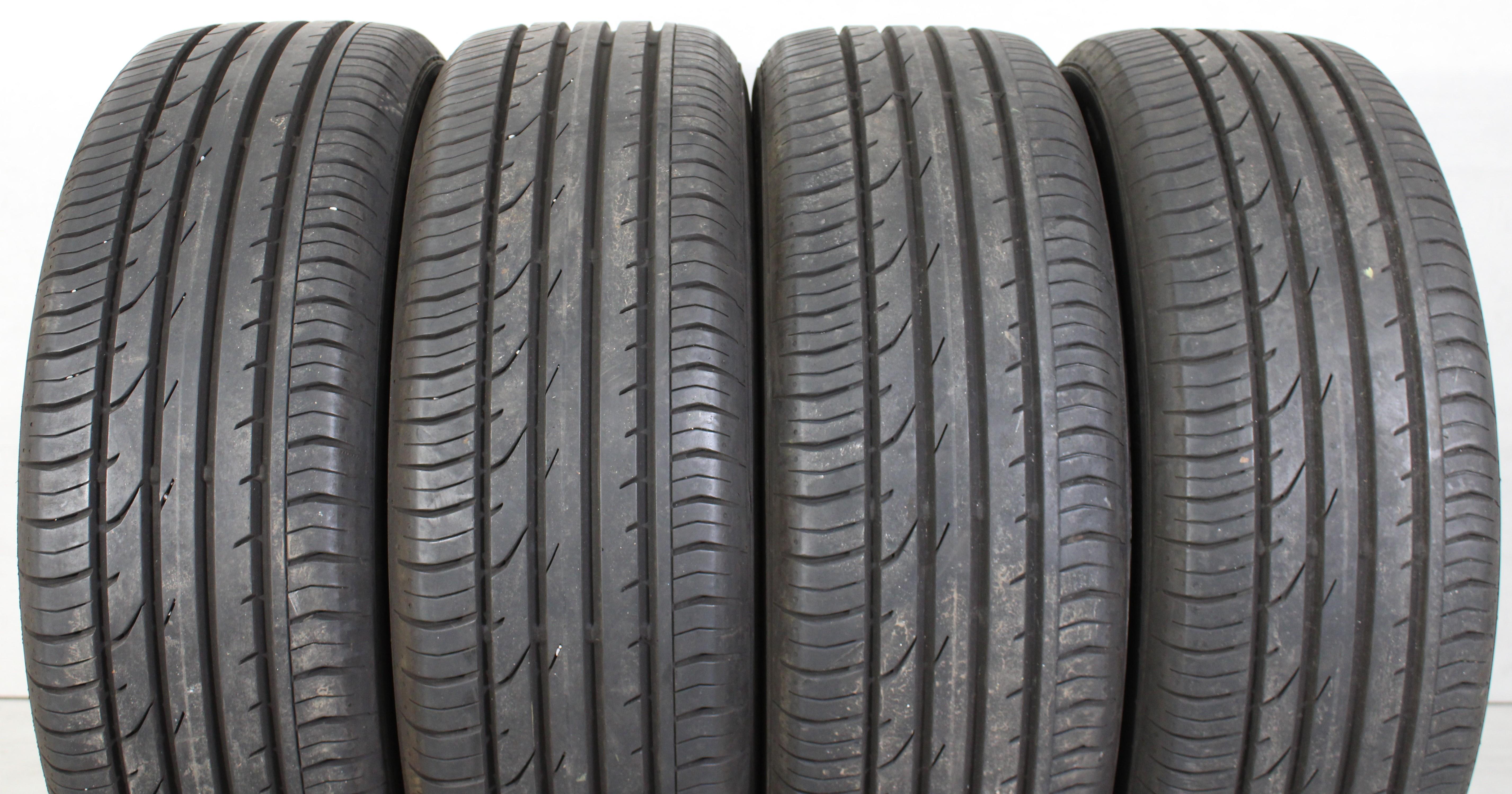 4 x 215/55R18 95H Sommerreifen Continental Premium Contact 2 7-7,5mm 2016
