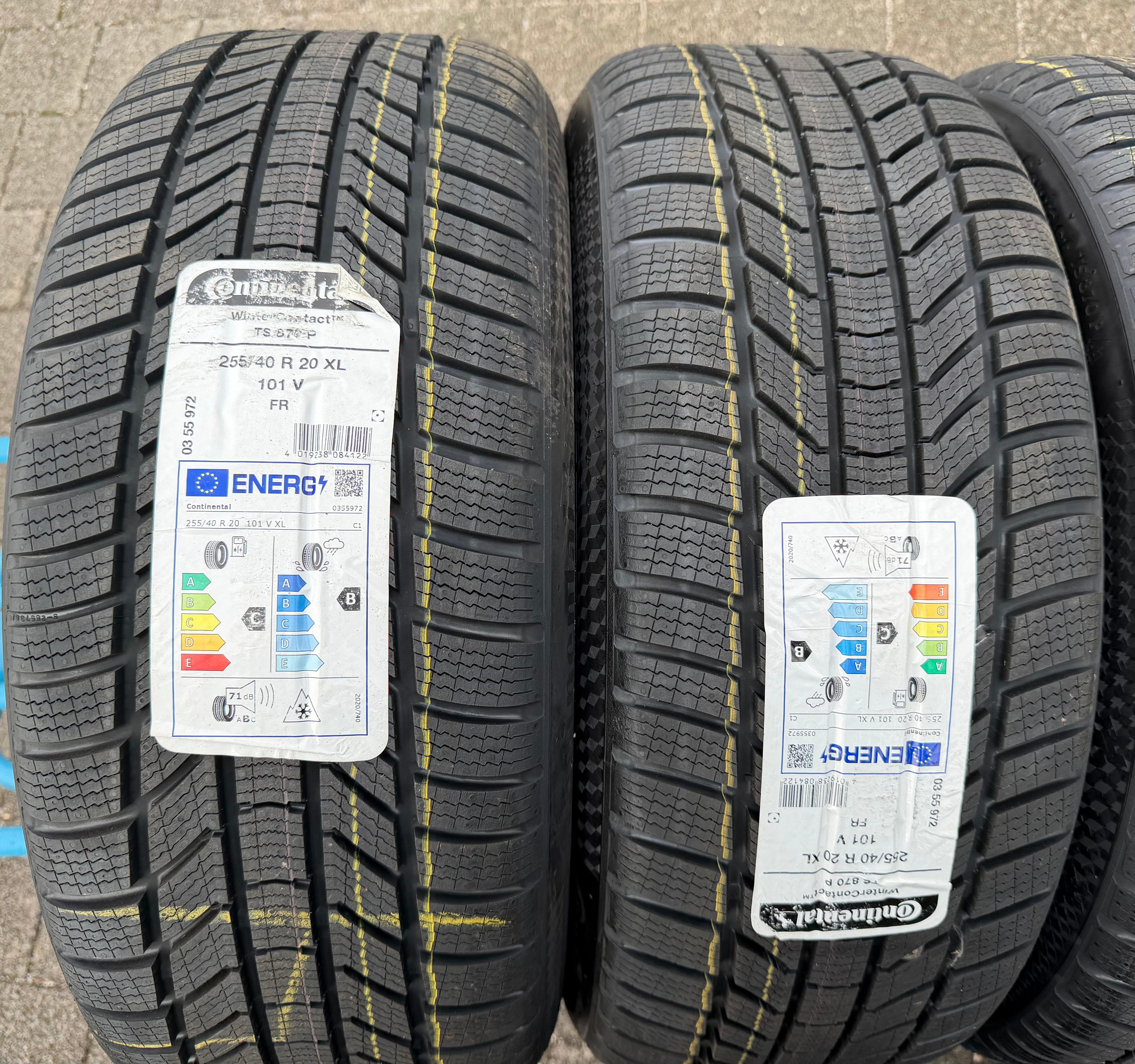 4 ruedas de invierno de aleación originales de 20" para Volvo XC40 235/45R20 100V 255/40R21 101V Continental