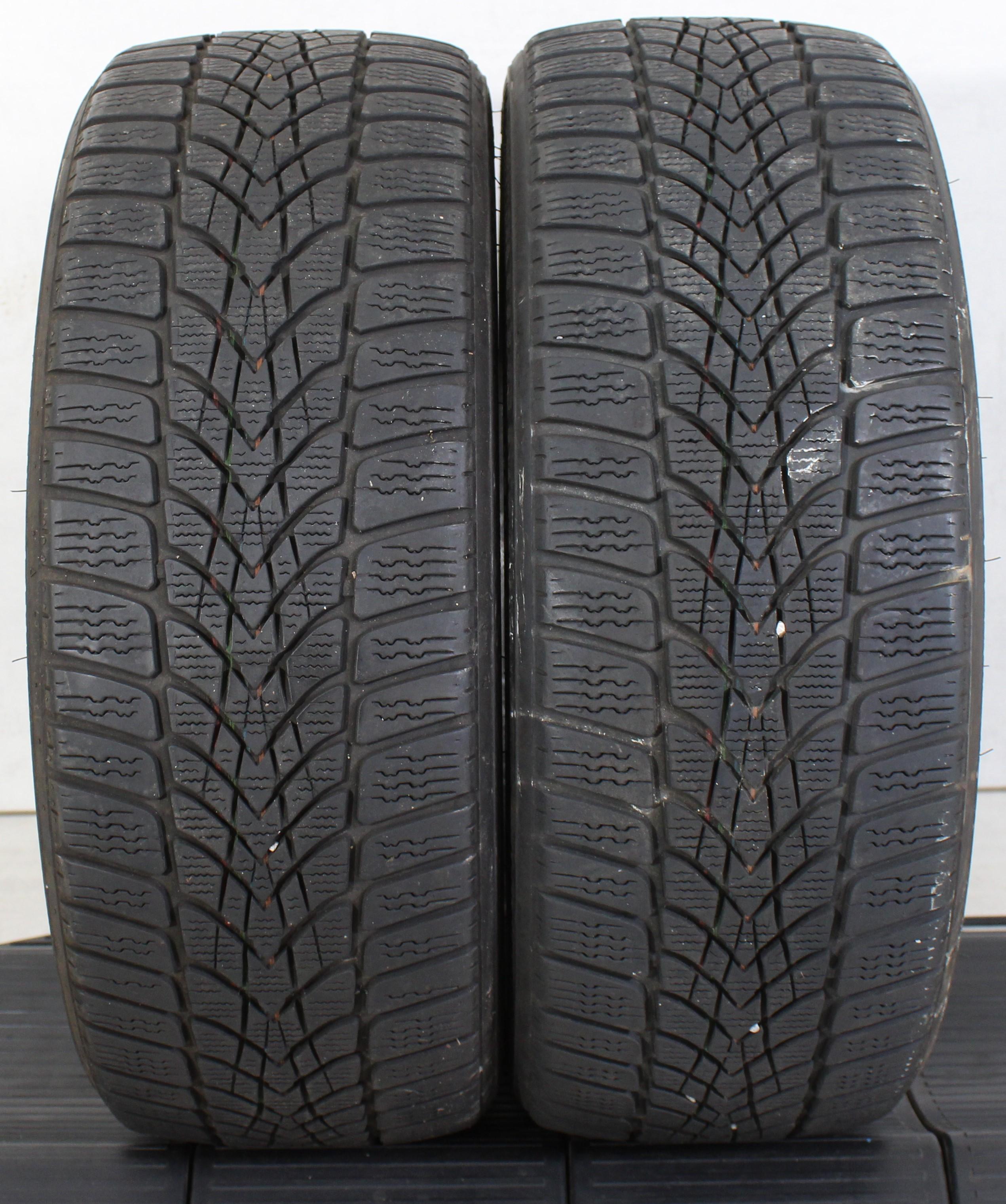 2 x 205/45R17 88V Winterreifen Dunlop SP Winter Sport 4D DSST Runflat 5mm 2018 *