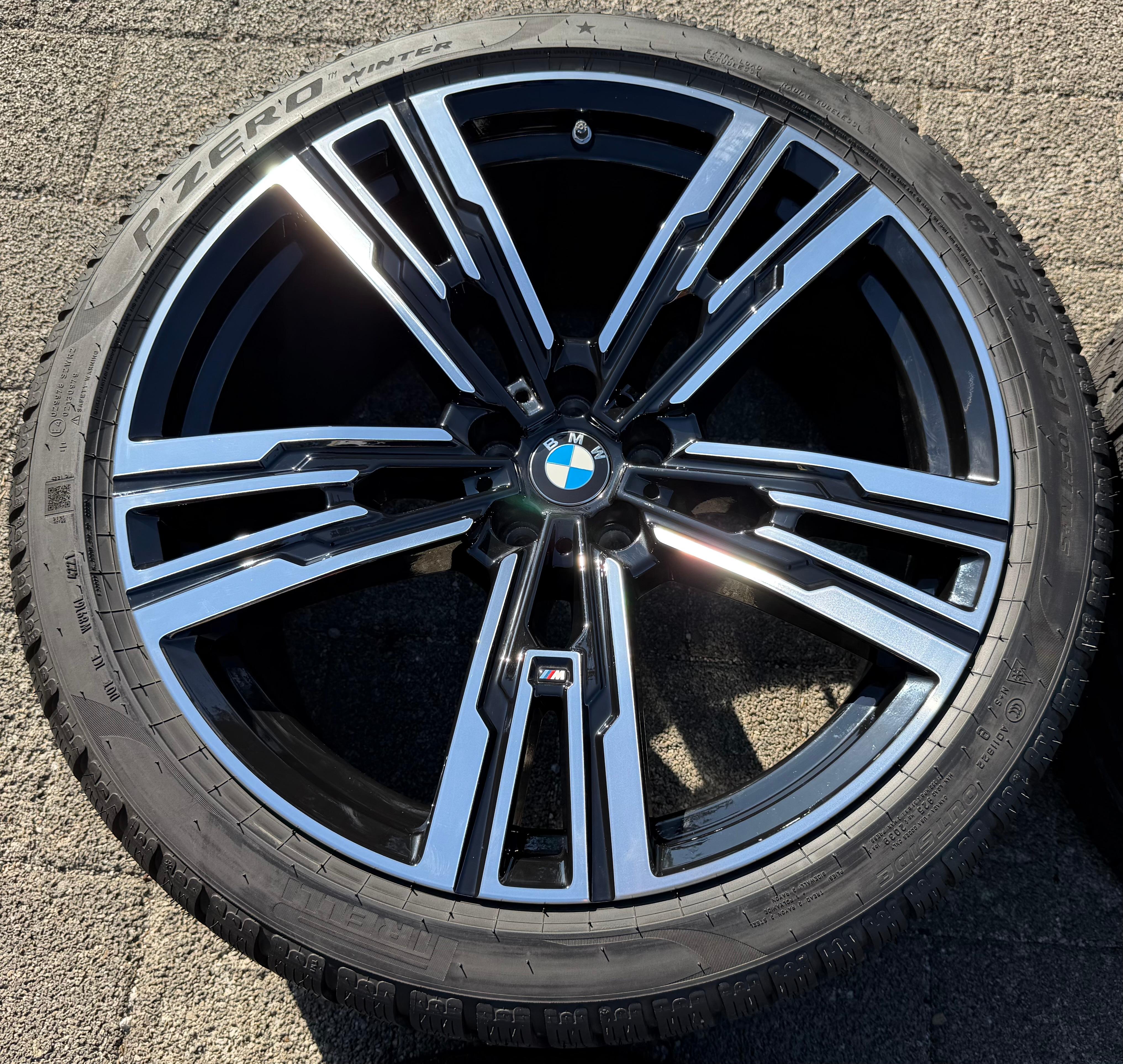 4 Original 21" Alu Winterräder BMW 7ER Reihe i7 G70 X3 G45 Styling 908M RDKS