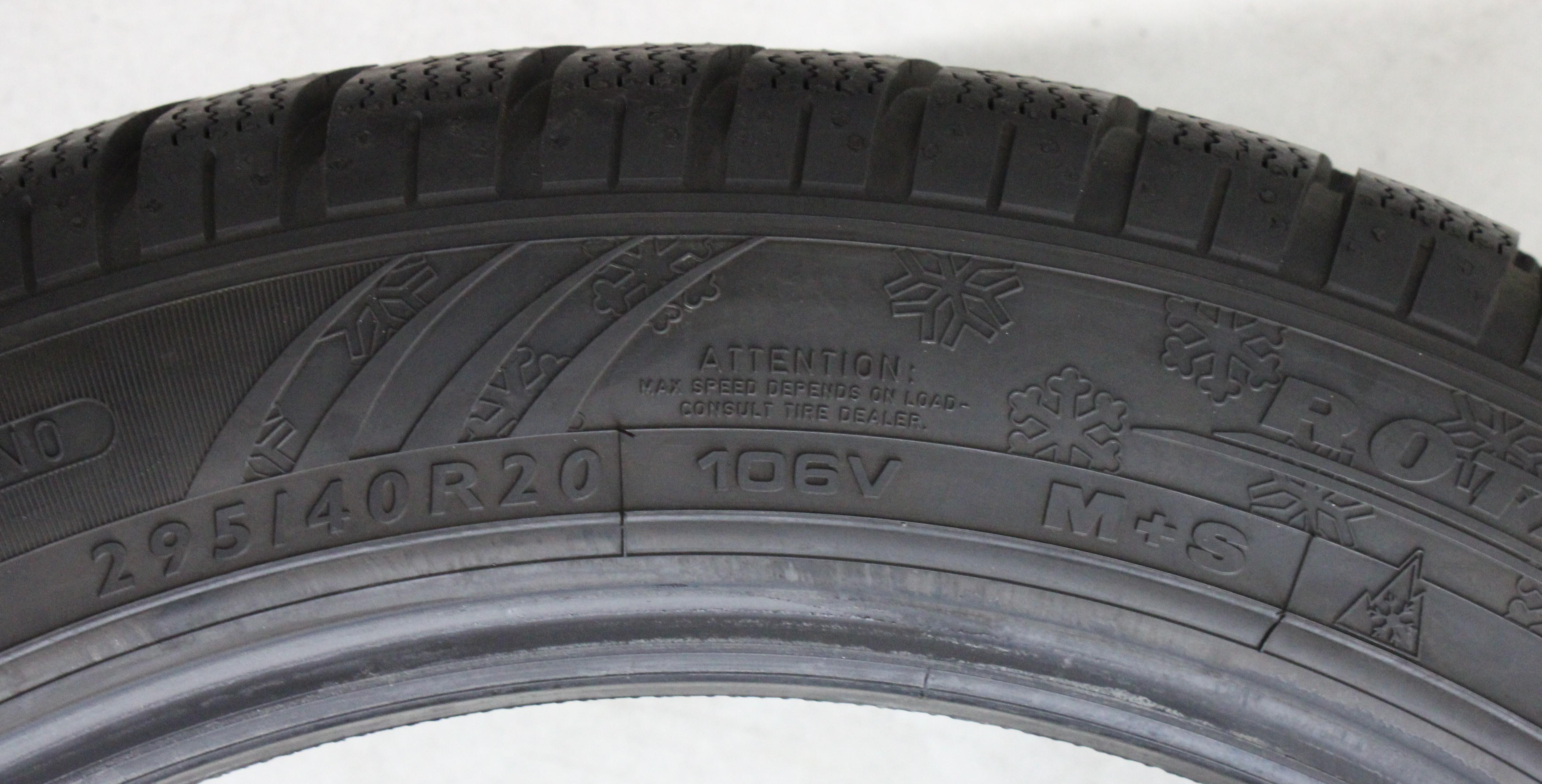 2 x 265/45R20 104V 2 x 295/40R20 106V Winterreifen Dunlop SP Winter Sport 4D N0 6-6,5mm 2019/2022