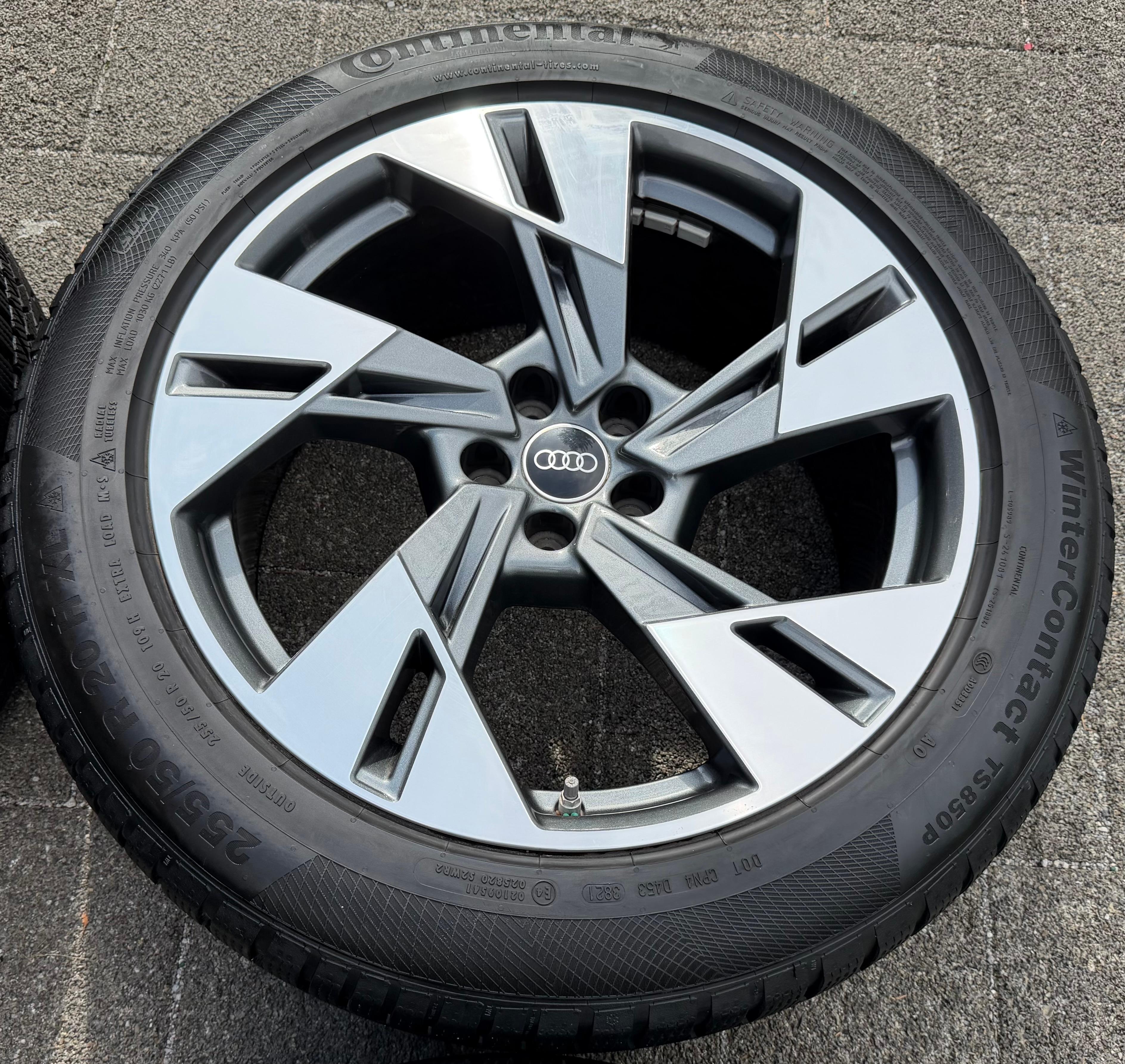 4 ORIGINAL 20" ALU WINTERRÄDER AUDI E-TRON Q8 ETRON 4KE601025T 255/50R20 109H