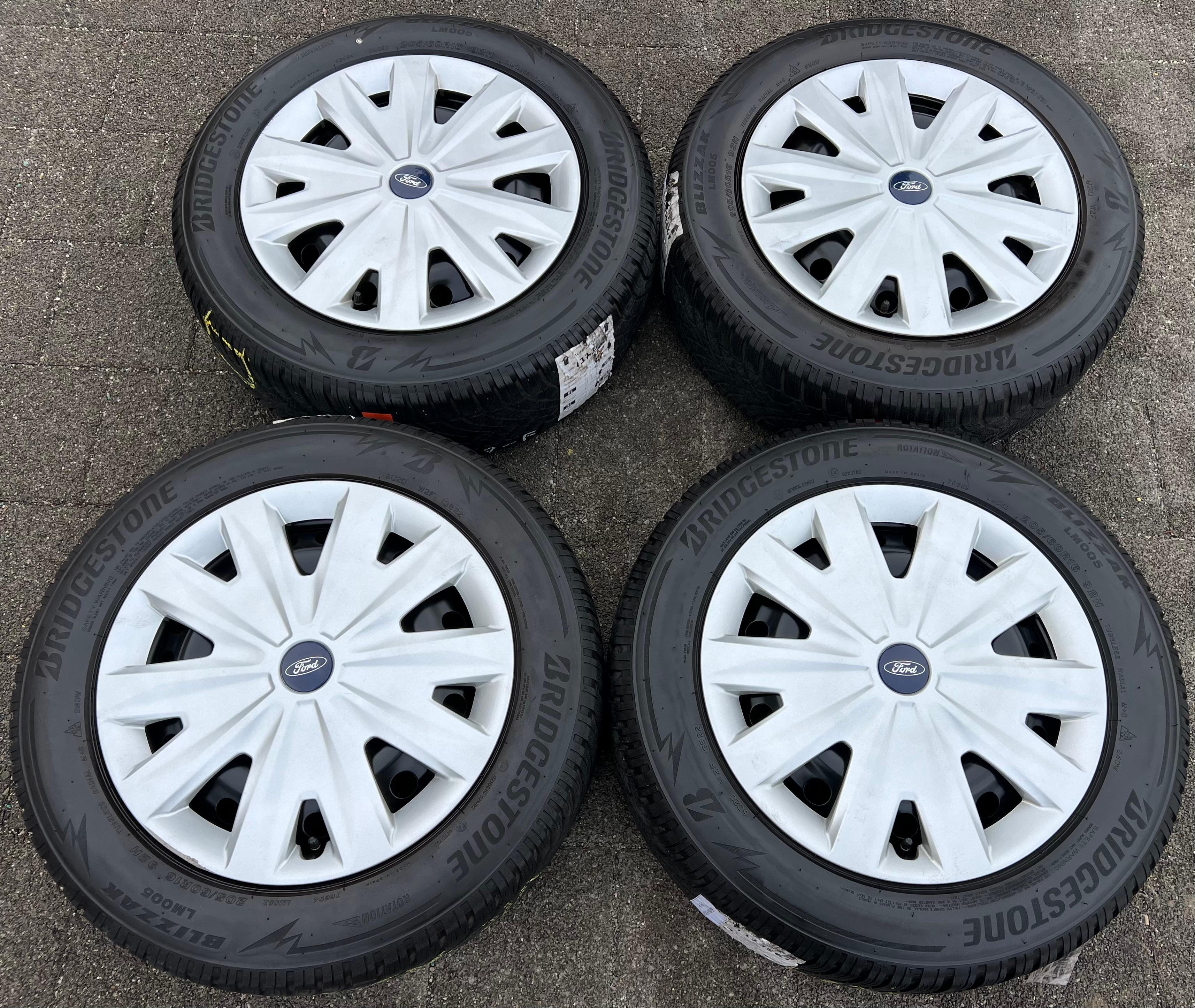 4 STAHLFELGEN 16" FORD FOCUS C-MAX MONDEO KUGA 6,5x16 ET50 RDKS FREIHAUS