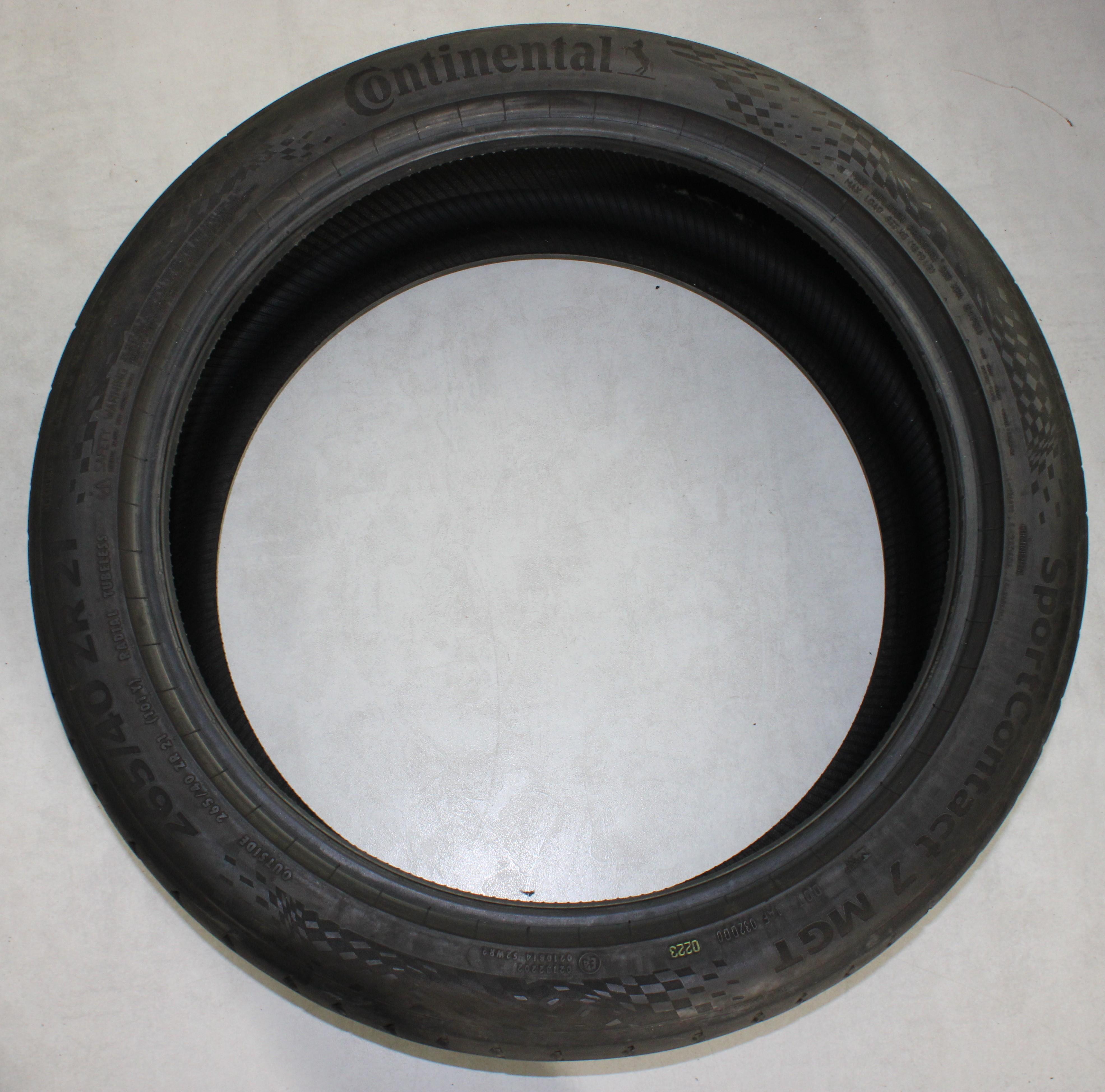 2 x 265/40R21 101Y Sommerreifen Continental Sport Contact 7 MGT 5,5-6mm 2023