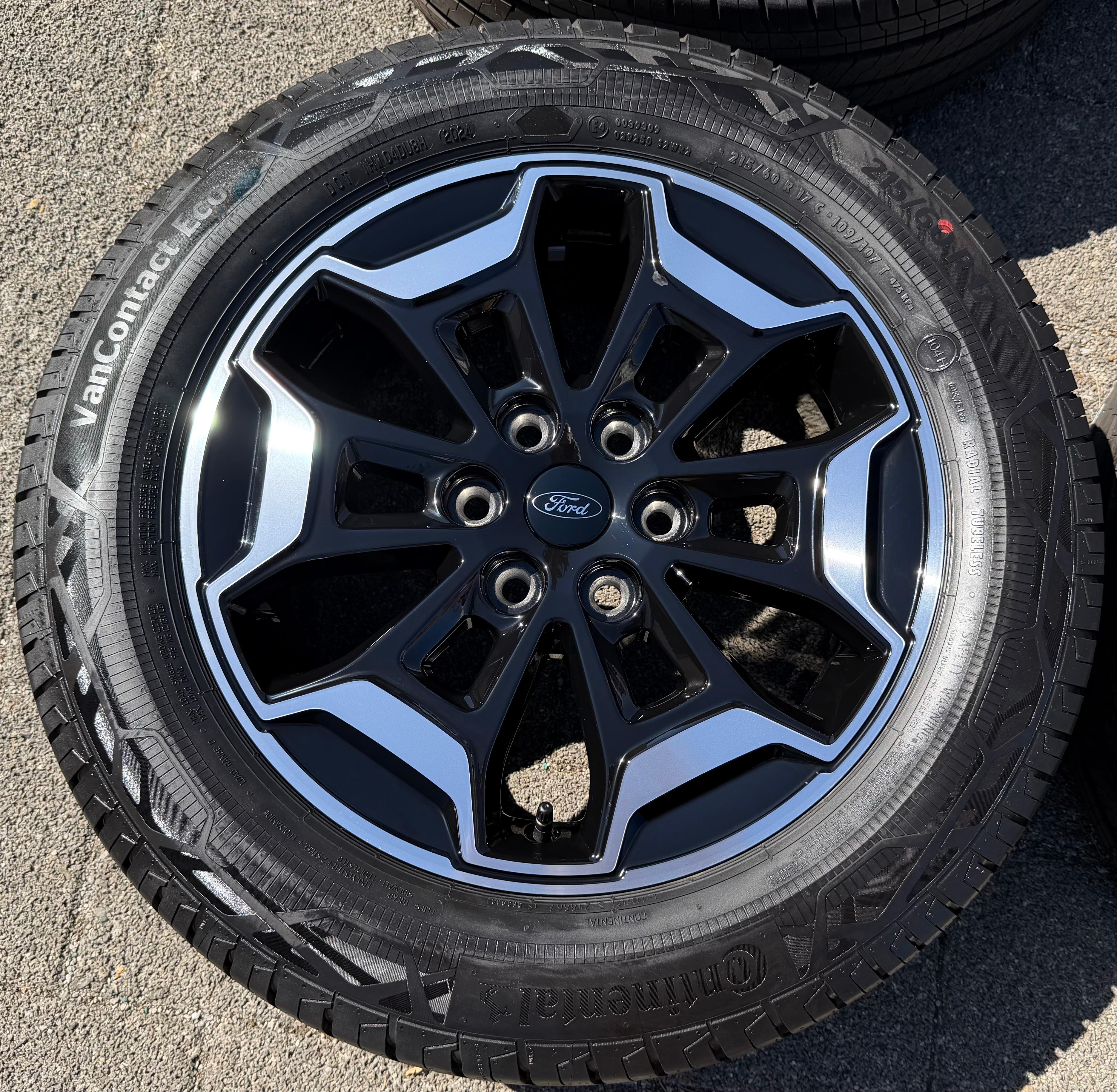 4 cerchi in lega Sommer da 17" originali per Ford Transit Tourneo Custom NXN 2024, Continental PZ31-FA RDKS
