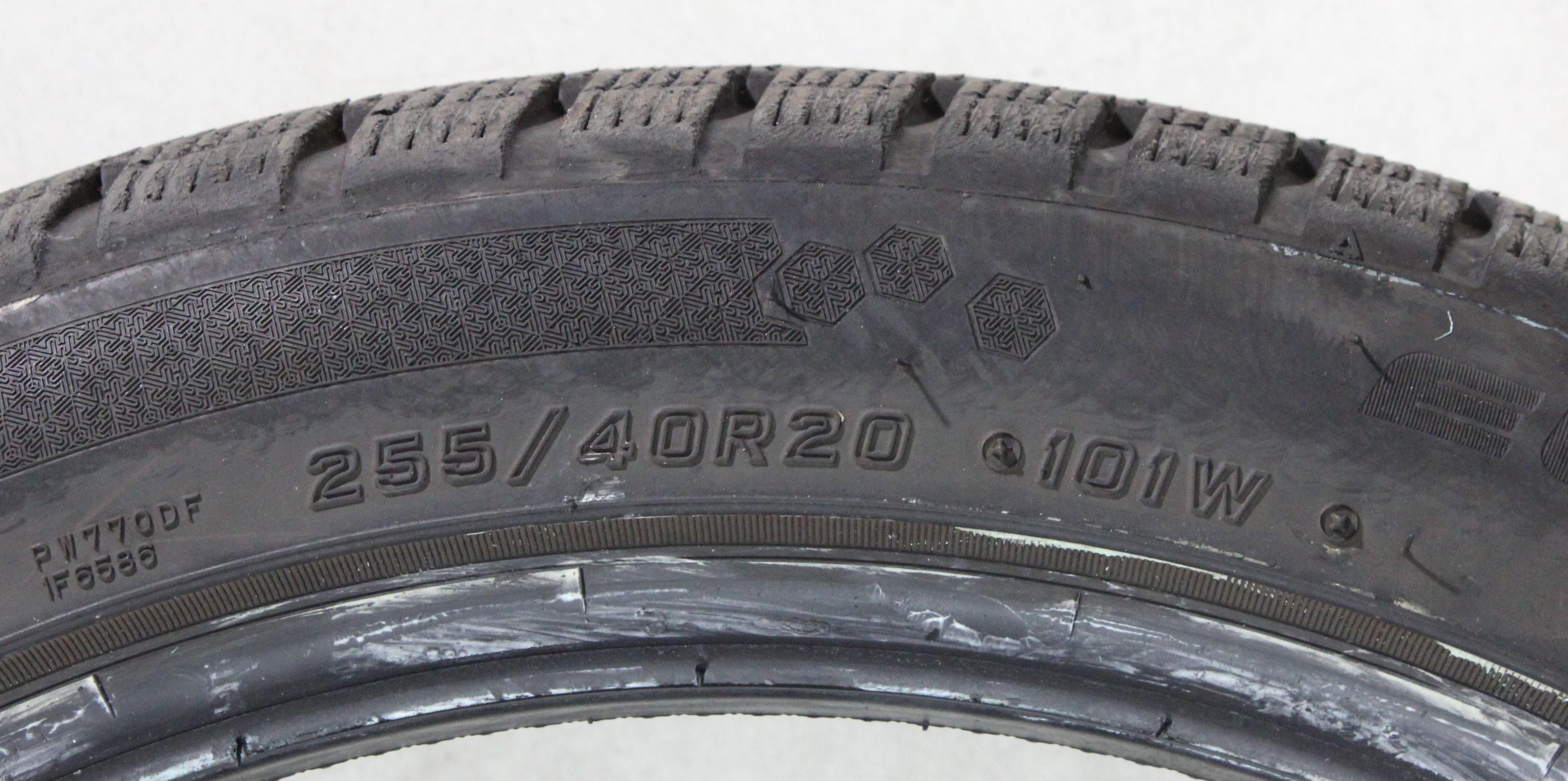 1 x 255/40R20 101W Winterreifen Falken Eurowinter HS02 PRO 6,5mm 2025