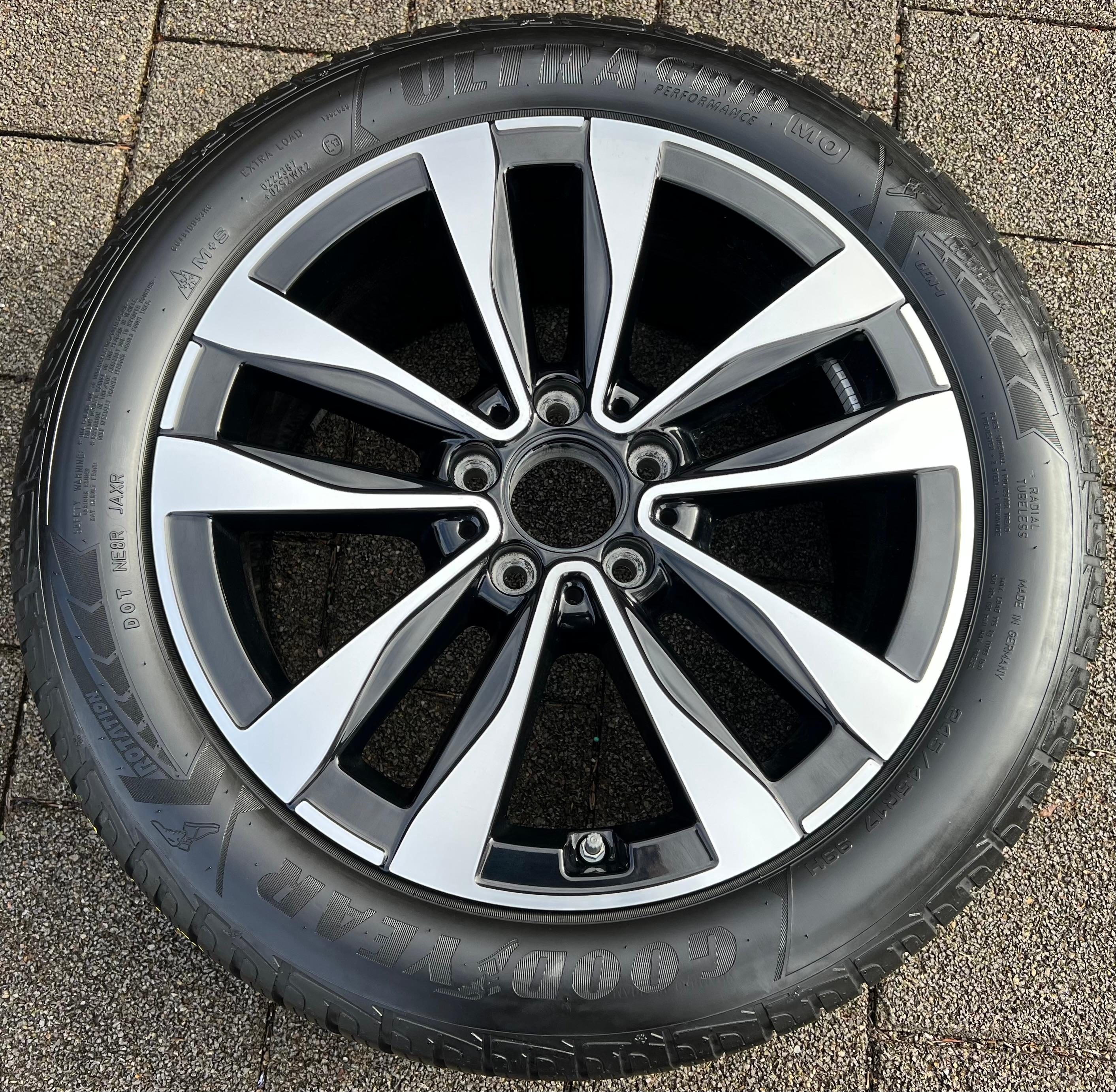 1 X CERCHIO ORIGINALE 17" ALLUMINIO MERCEDES C-CLASS W206 A2064016100 8x17 ET49.5 TPMS ASSE POSTERIORE