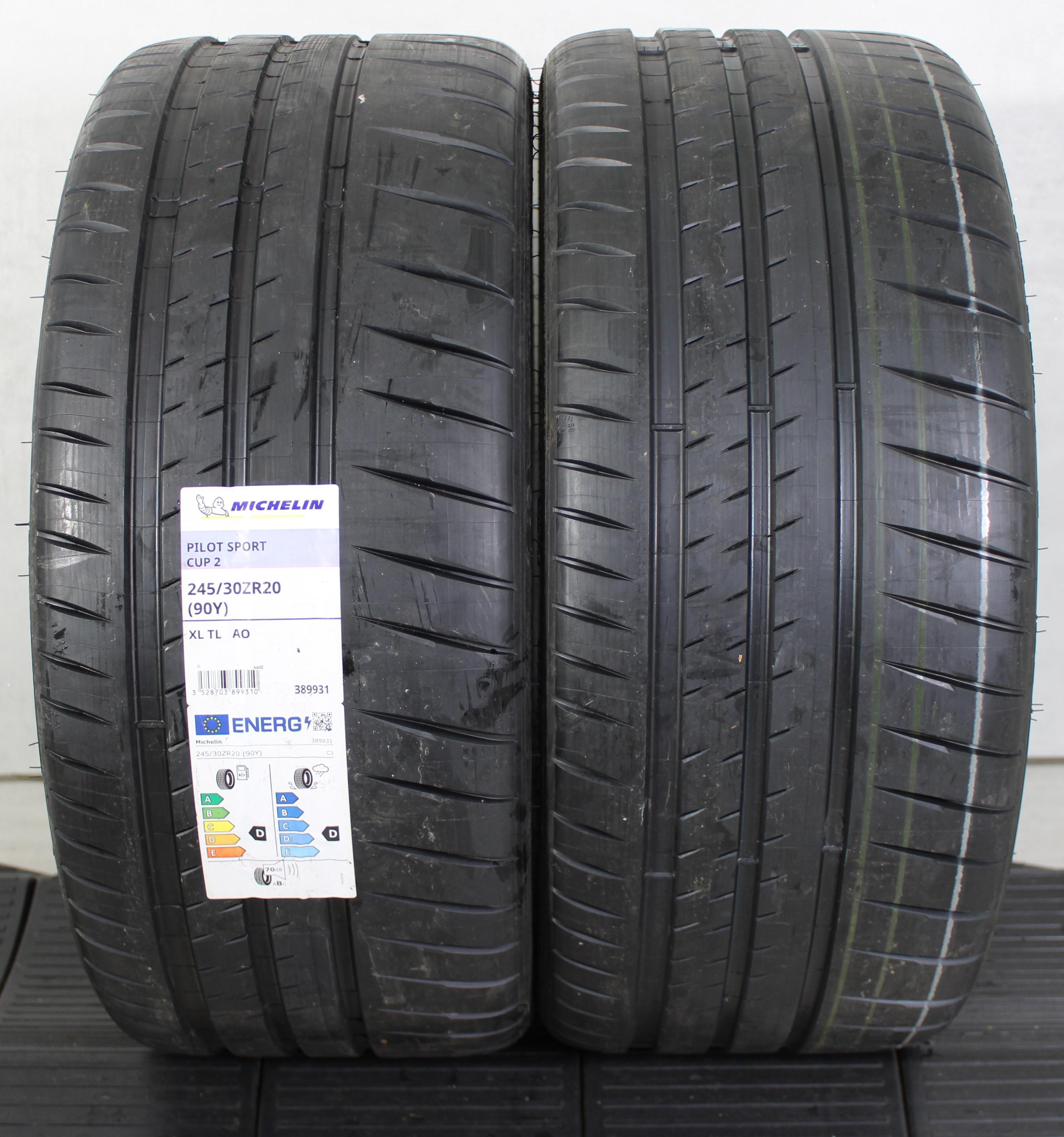 2 x 245/30R20 90Y Sommerreifen Michelin Pilot Sport Cup 2 2022 AO NEU FREIHAUS