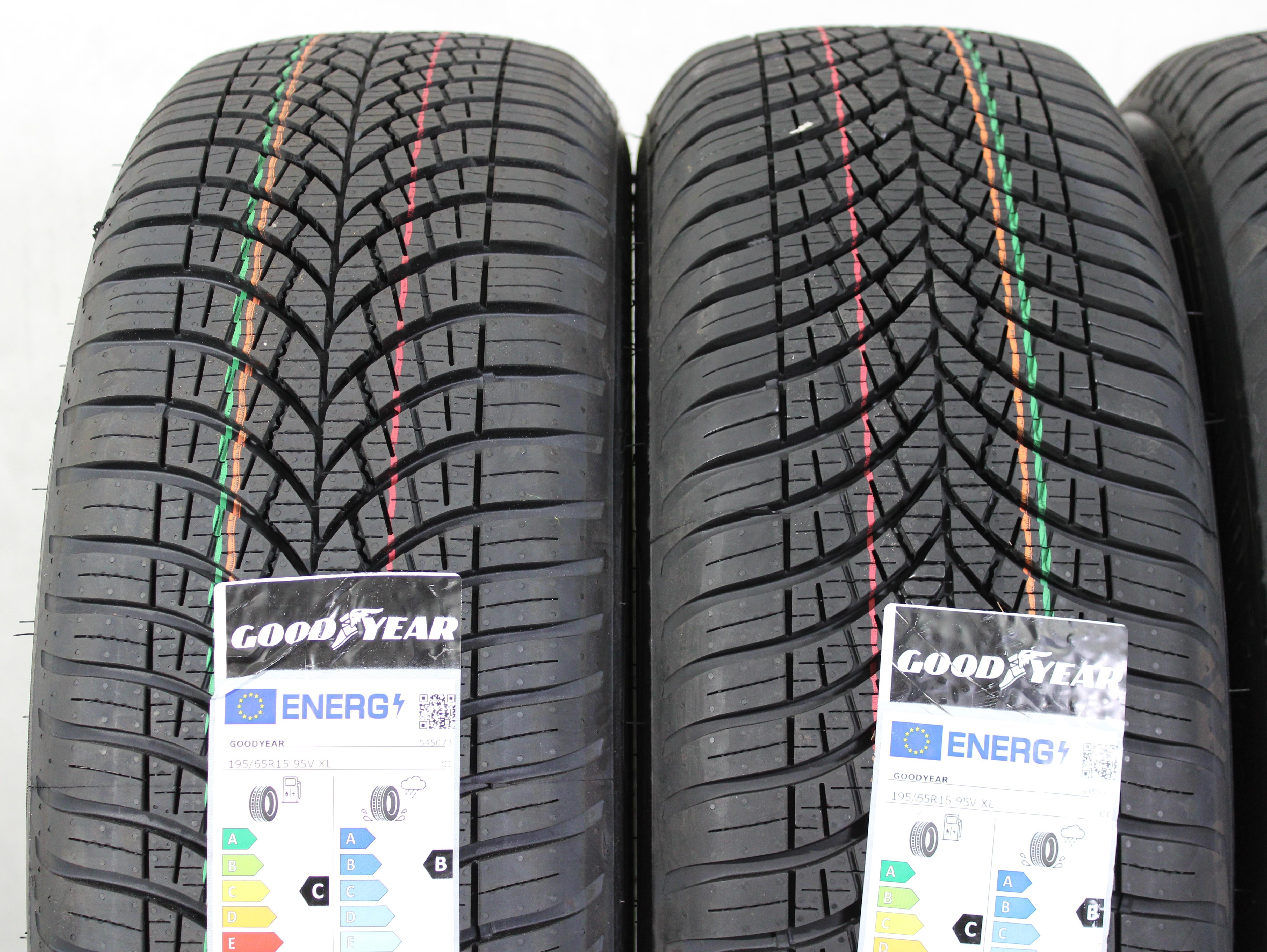 4 x 195/65R15 95V pneus toutes saisons Goodyear Vector 4 Seasons GEN-3 2024 XL