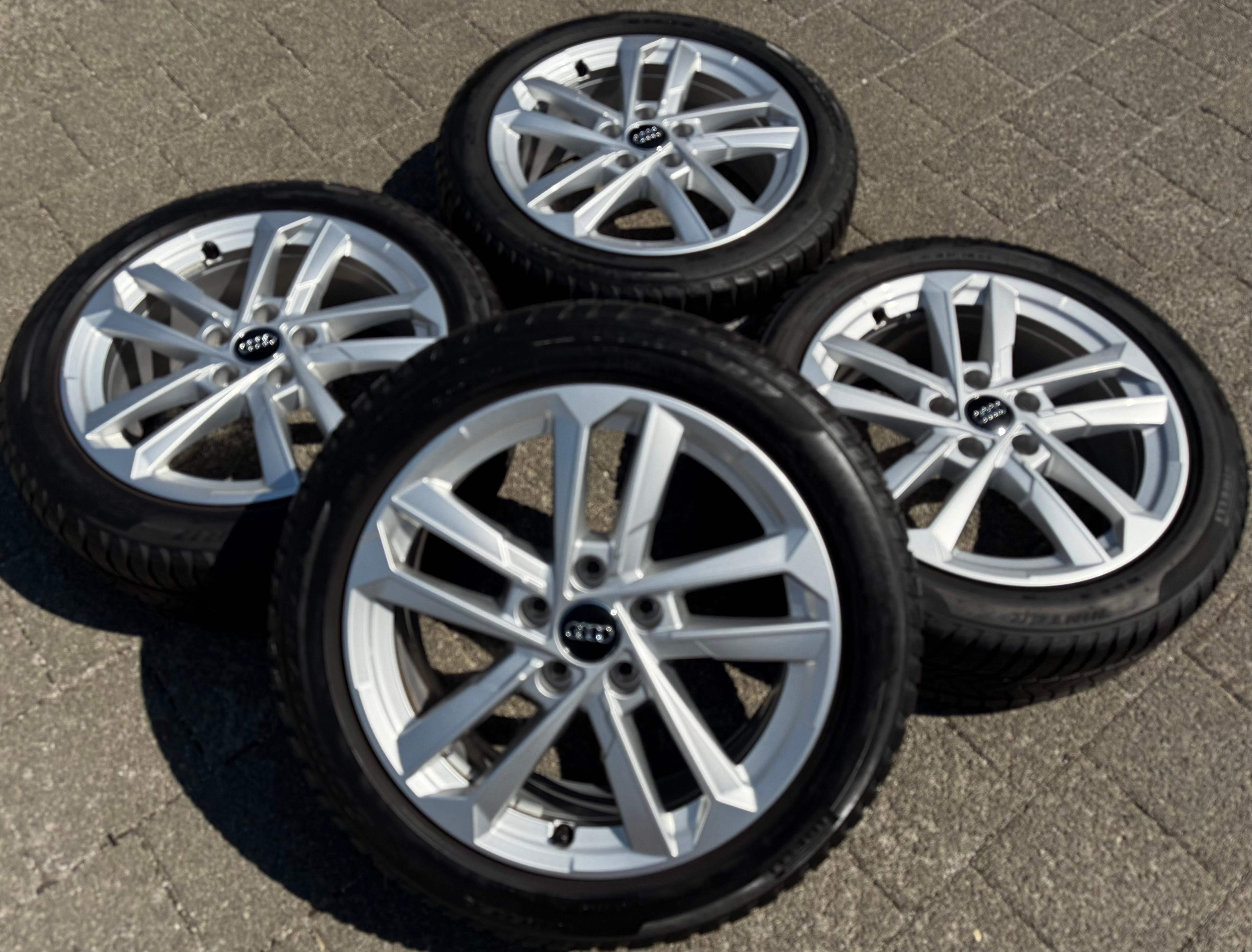 4 llantas de aluminio originales de invierno de 17" para Audi A3 S3 8Y 8Y0601025L 205/50R17 93H Pirelli