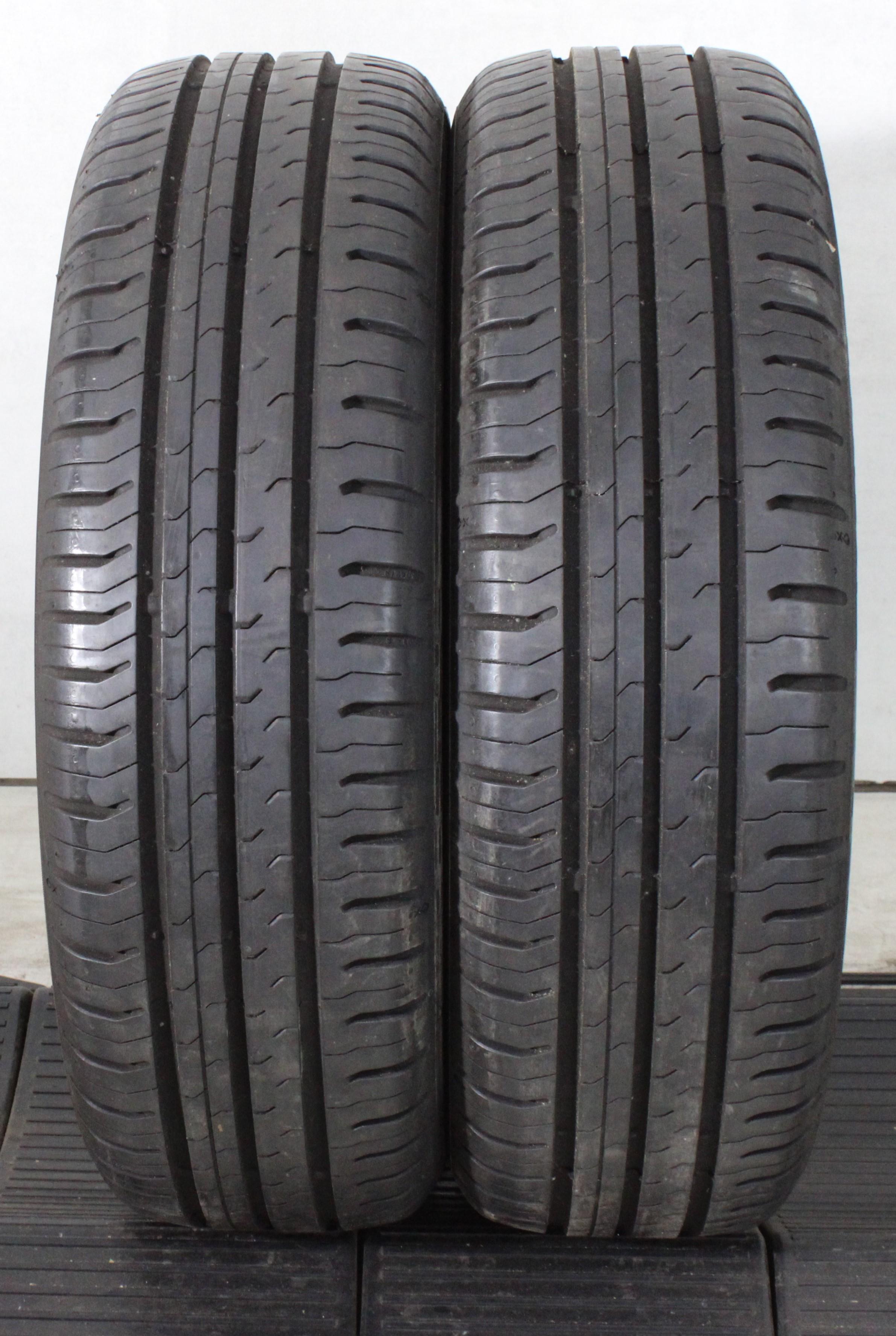 4 x 165/60R15 77H Sommerreifen Continental Eco Contact 5 2x 6-6,5mm und 2x 5-5,5mm 2017