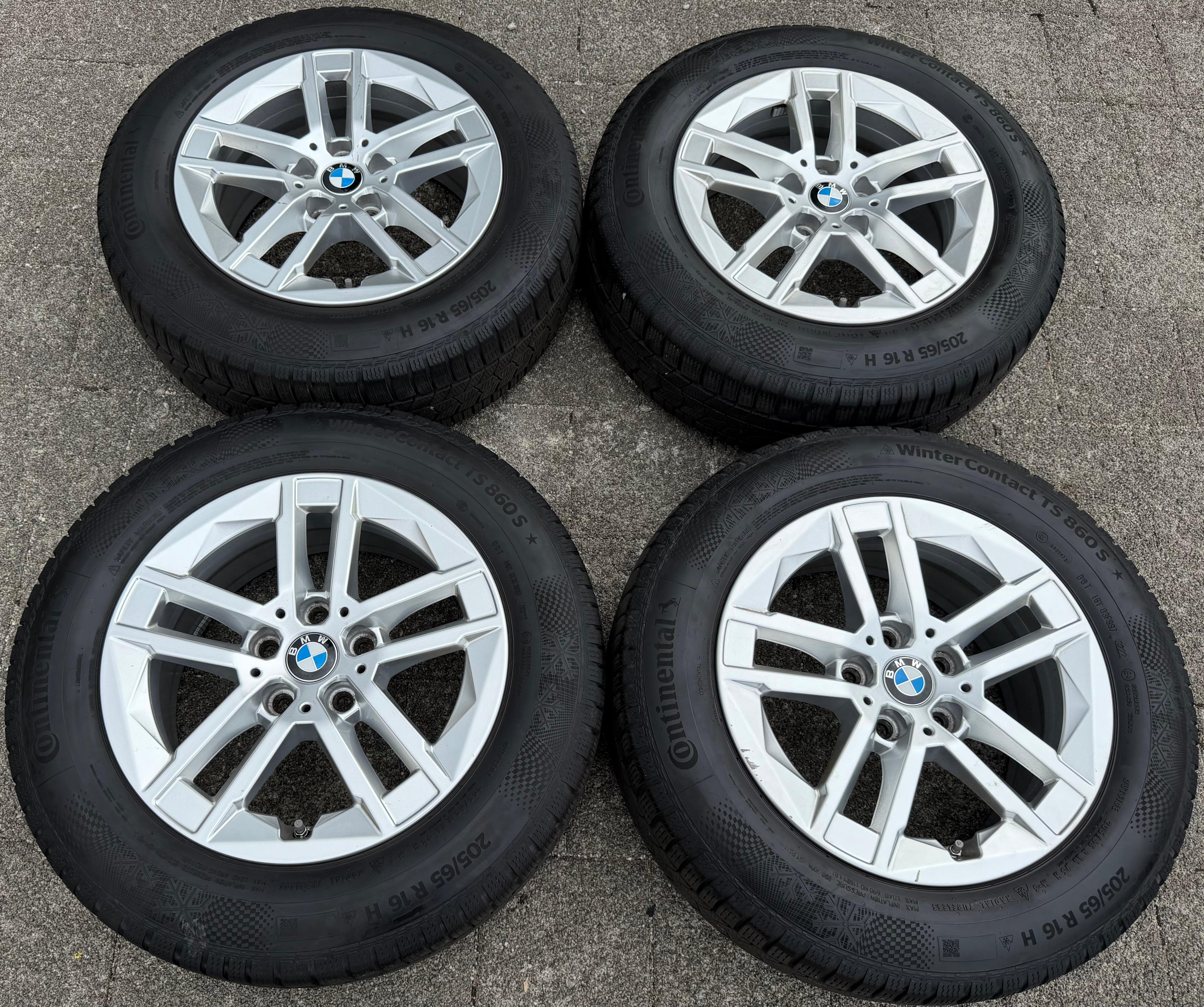 4 Original Alu Winterräder BMW 2ER Reihe Active Tourer U06 Styling 186 6888838