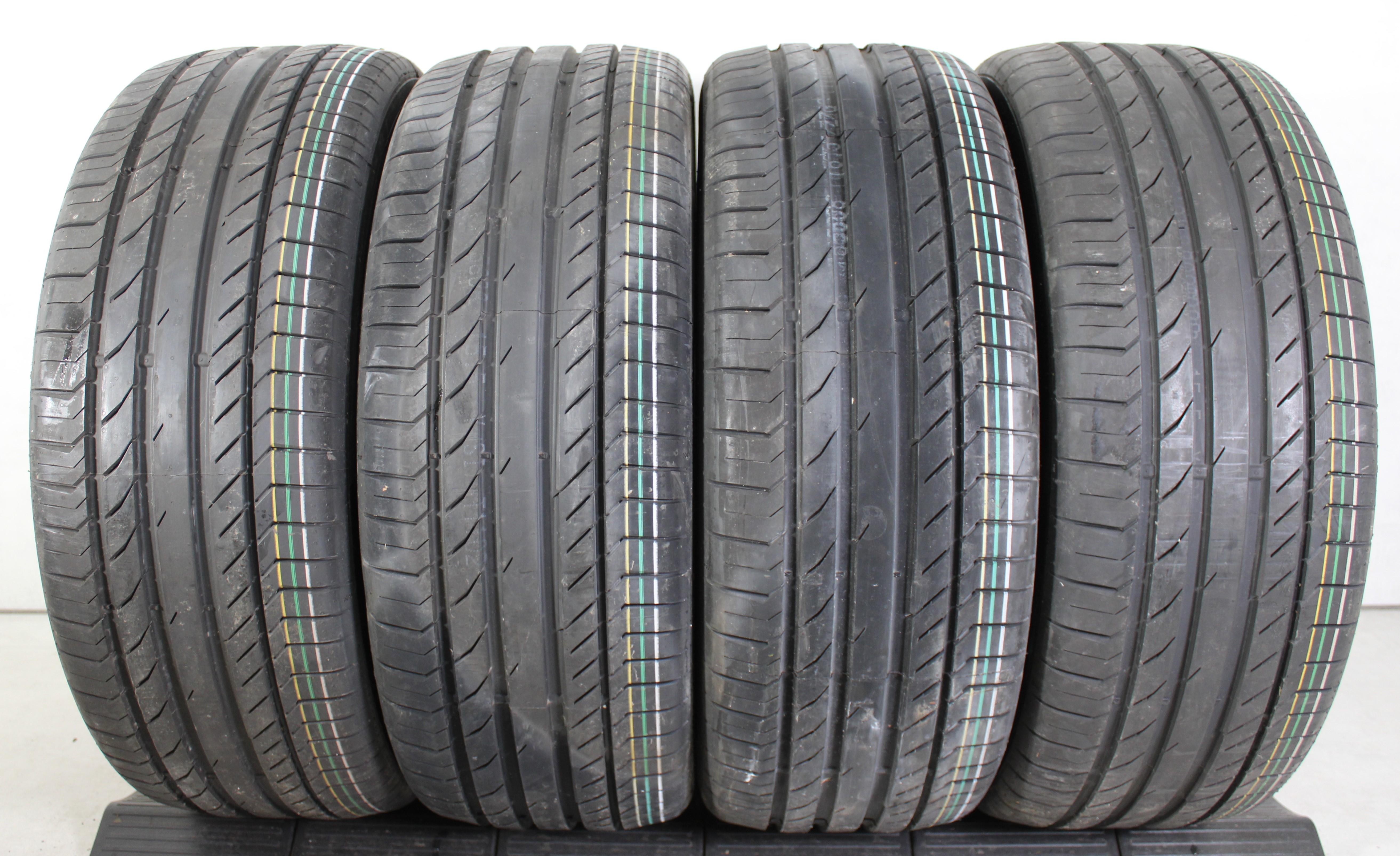 4 x 255/55R19 111Y Sommerreifen Continental Sport Contact 5 Volles Profil 2016 AO