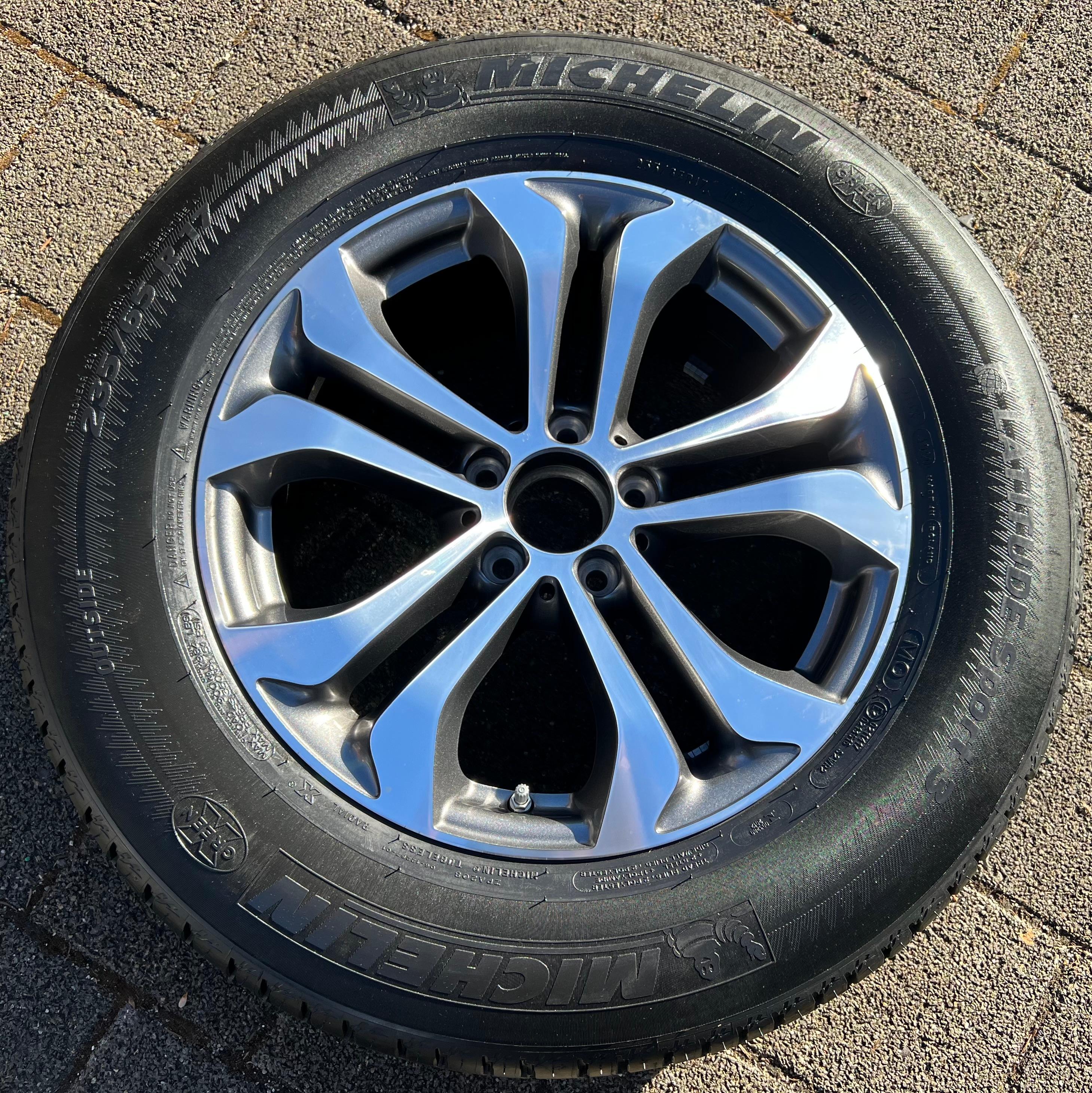 1 X ORIGINAL 17" ALUFELGE MERCEDES GLC X204 W253 A2534010600 7,5x17 ET36 RDKS