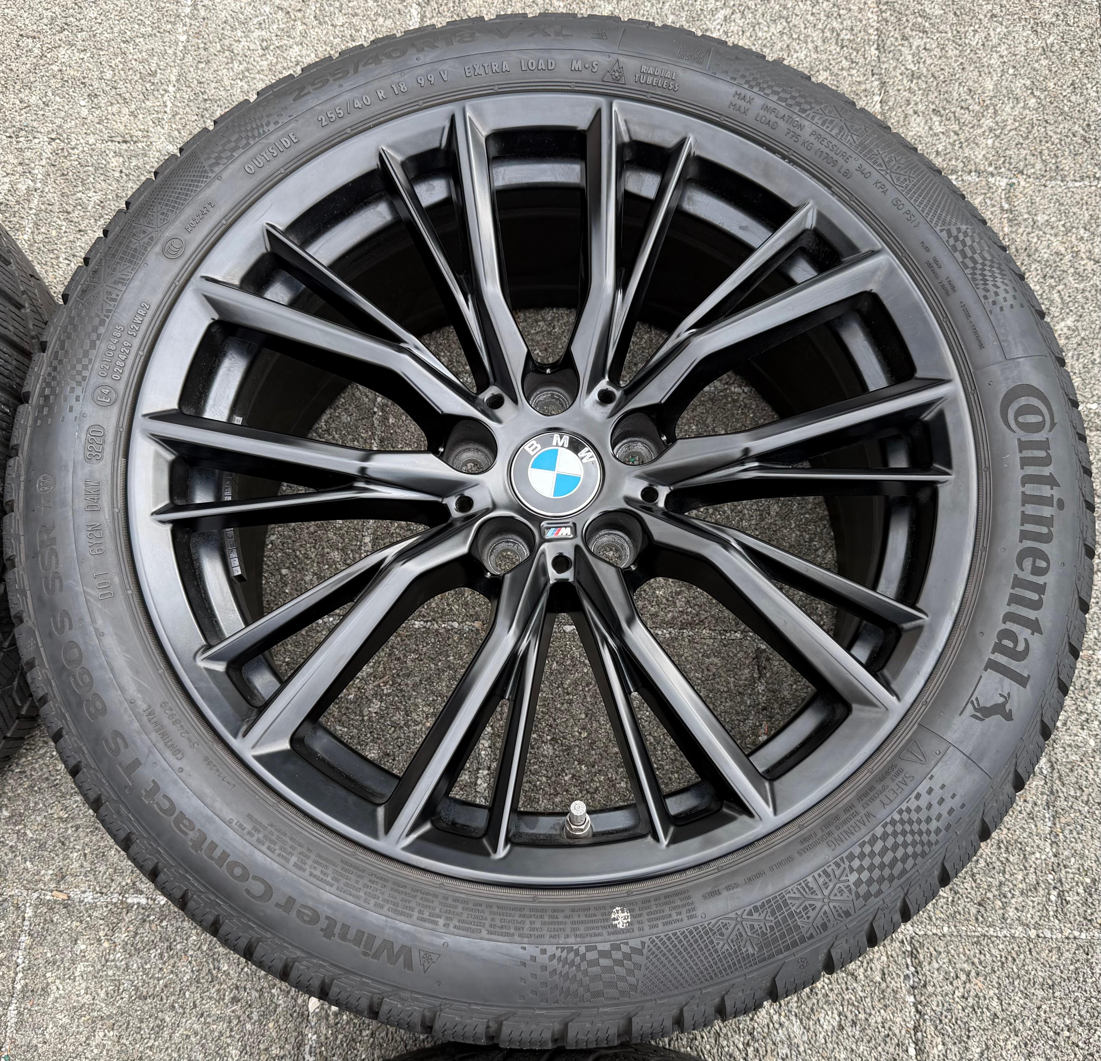 4 Original 18" Alu Winterräder BMW 3ER Reihe G20 G21 4ER G22 G23 2ER G42 M796 RDKS