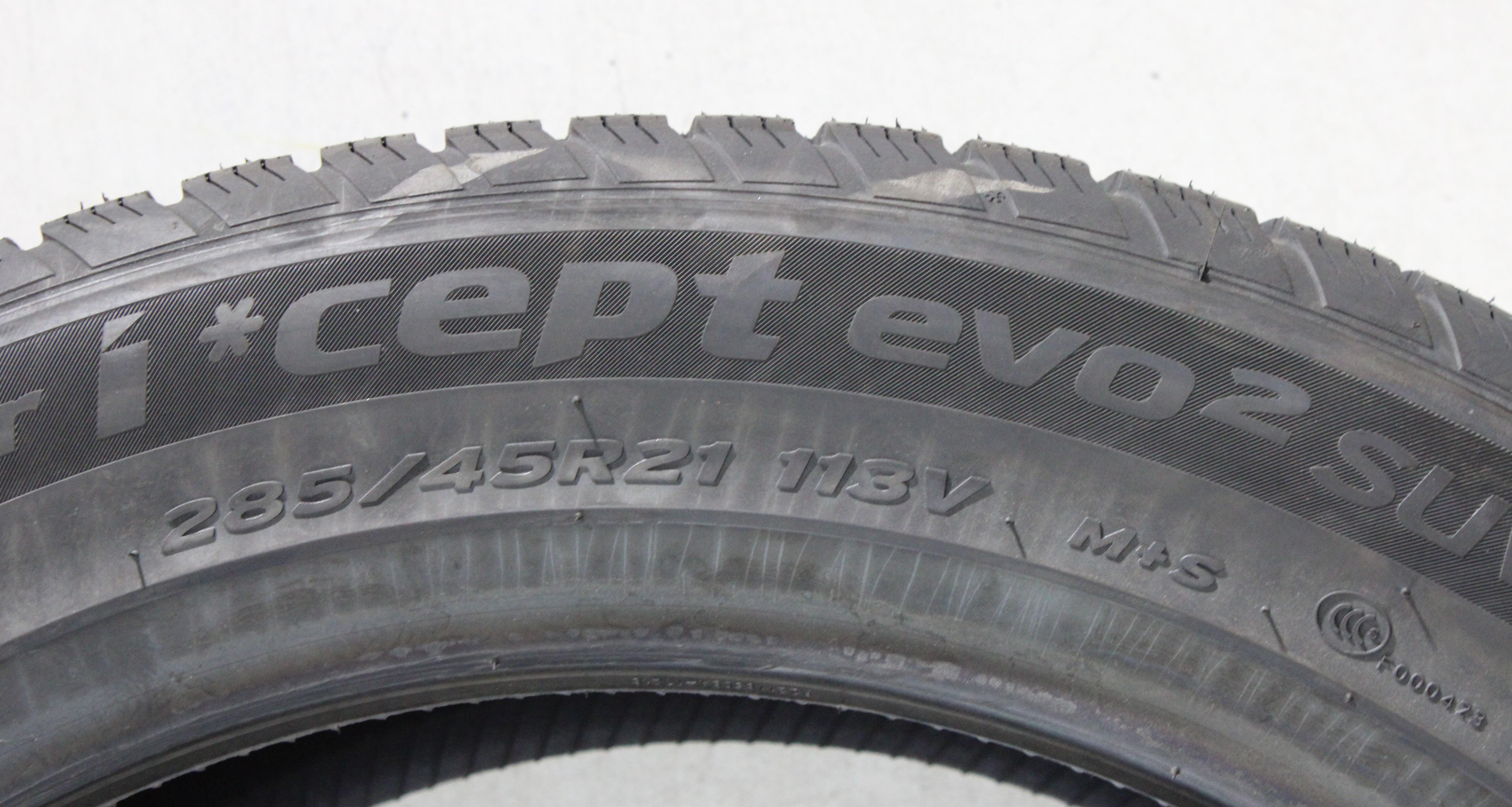 1 x 285/45R21 113V Pneumatico invernale Hankook Winter I*Cept Evo 2 SUV AO NUOVO 2021