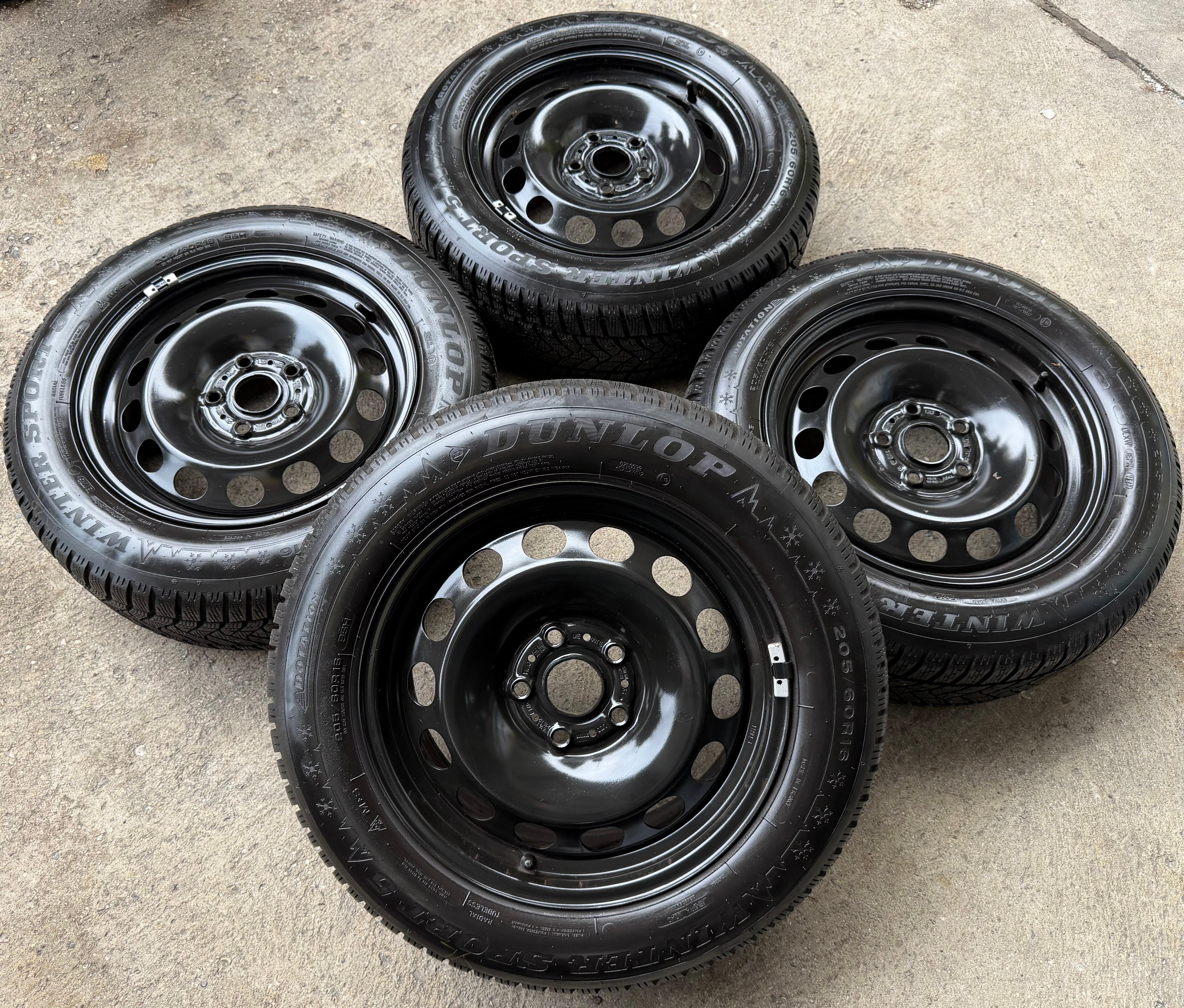 4 roues hiver Skoda Octavia IV 4 NX 205/60R16 96H 5Q0601027BQ DUNLOP