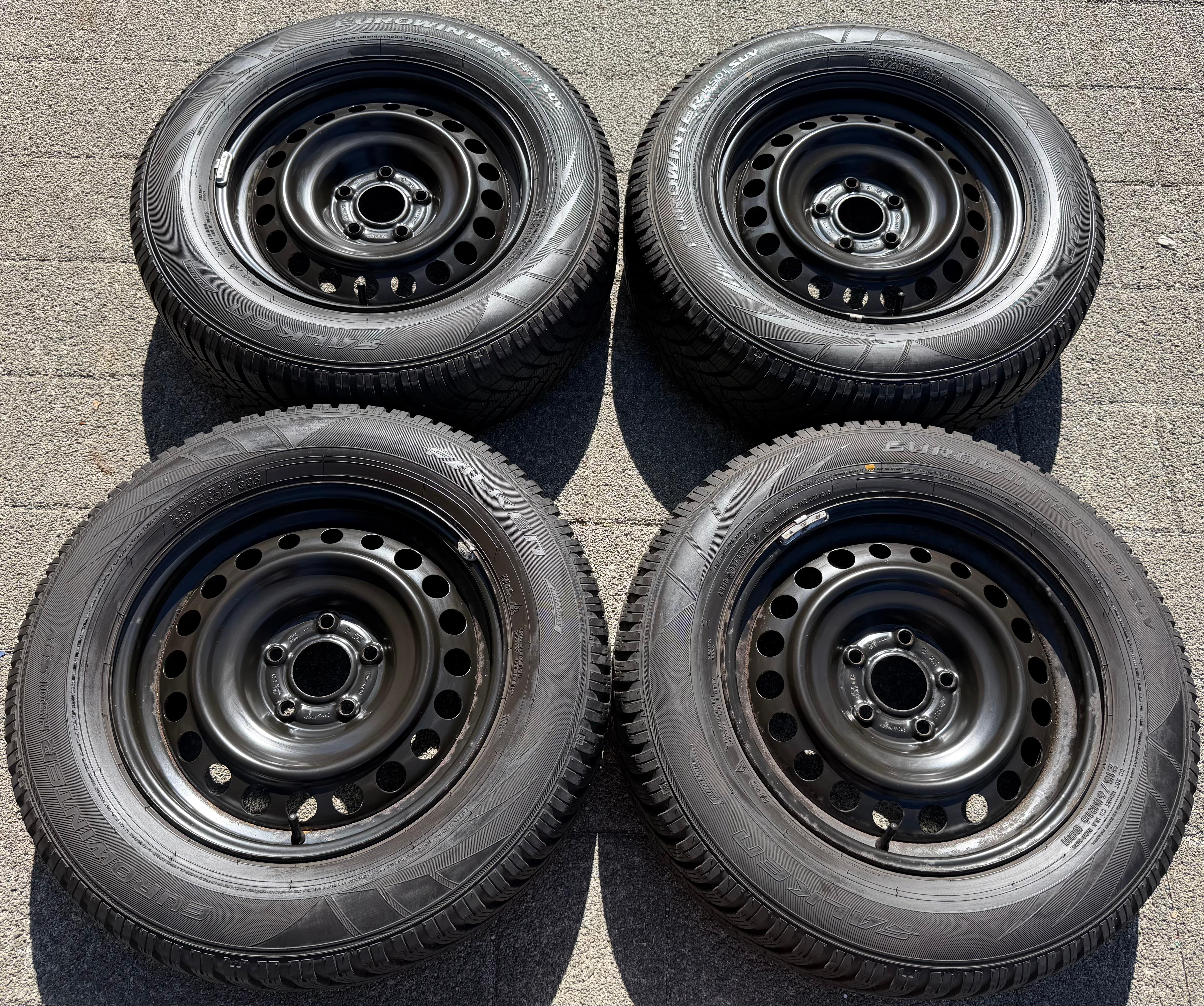 4 Winterräder Mitsubishi ASX VSE Nissan Juke F16 Renault Captur II RFJ 215/65R16 98H RDKS