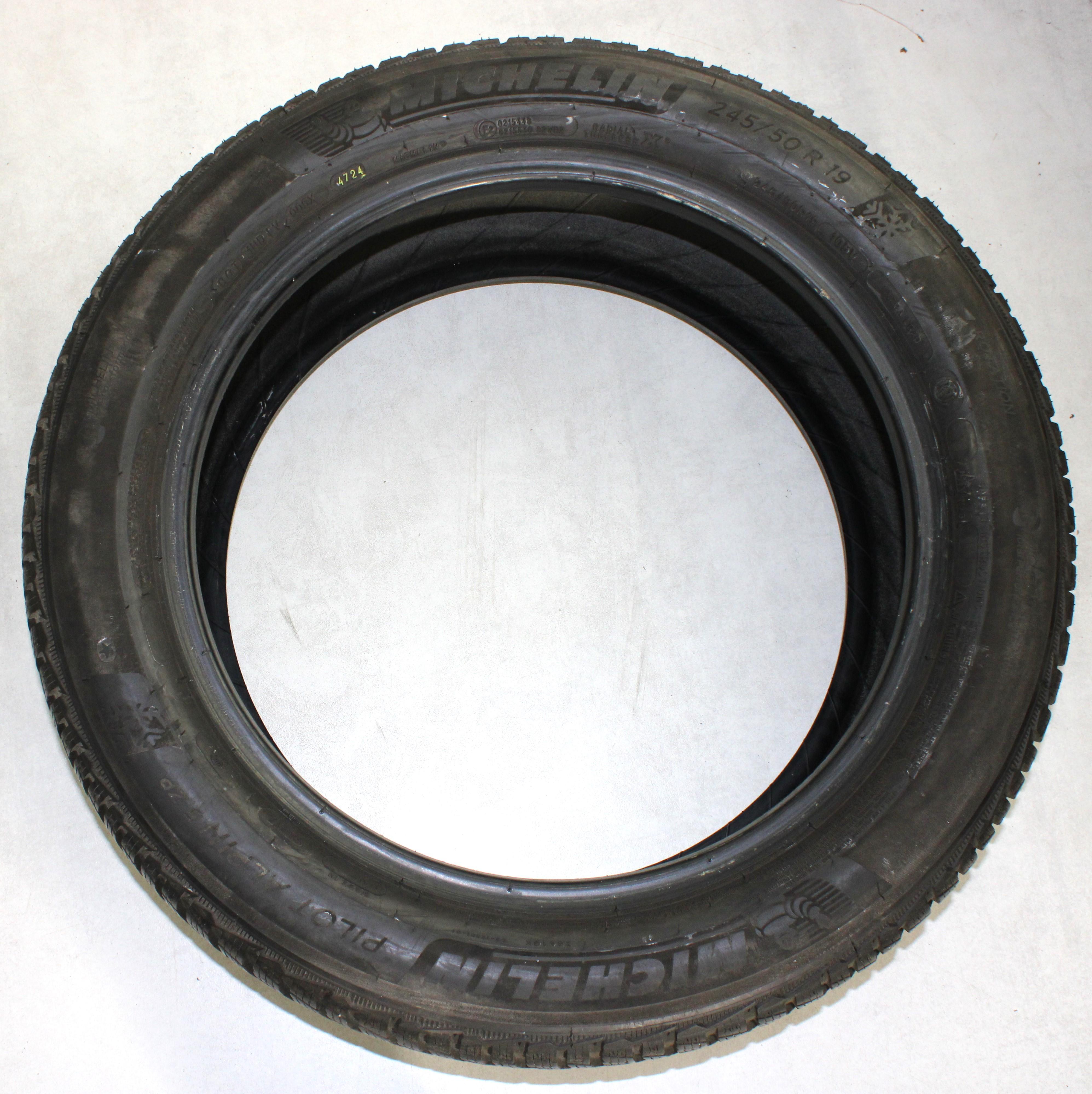 2 x 245/50R19 105V Winterreifen Michelin Pilot Alpin 5 ZP * Runflat 7mm 2024 XL