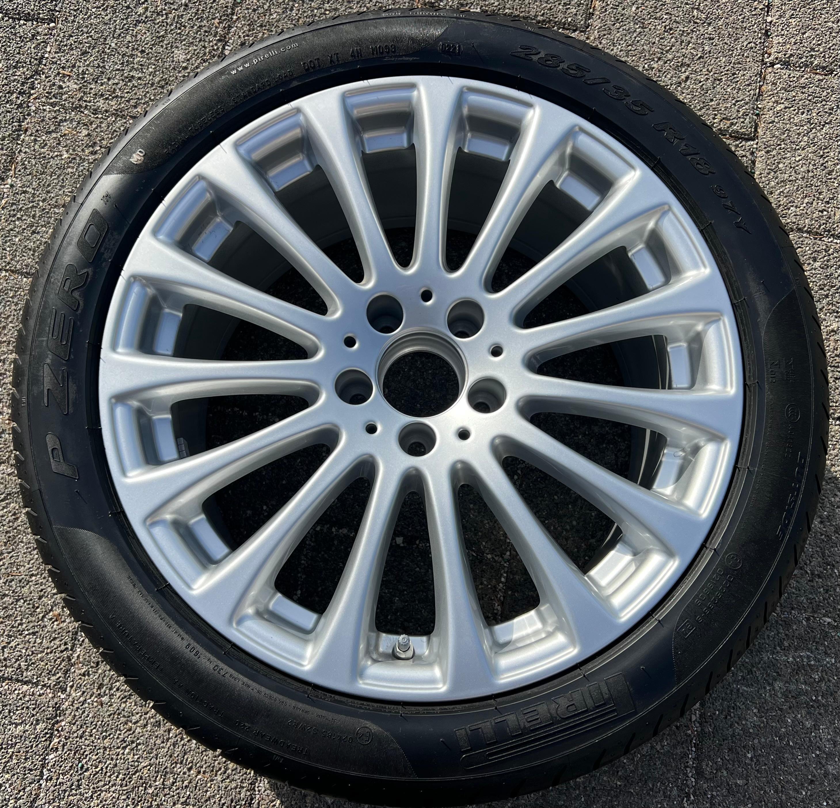 1 jante en alliage d'origine 18" MERCEDES CLS W218 A2184010302 9,5x18 ET48