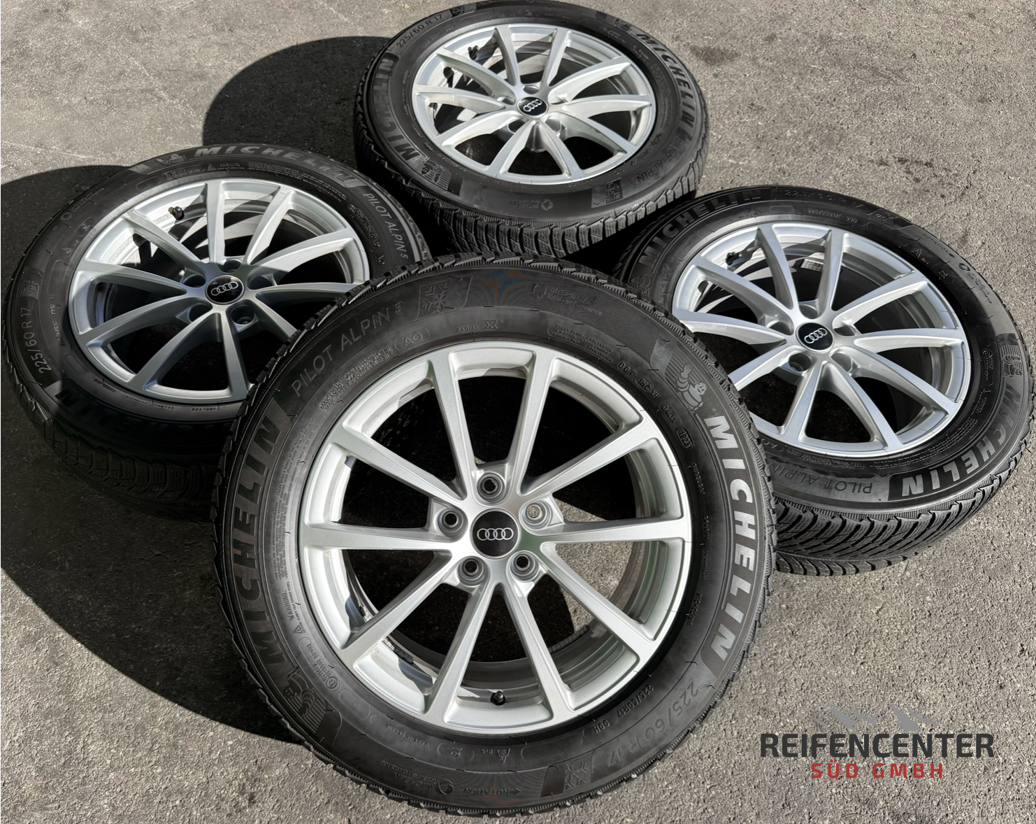 4 Original 17" Alu Winterräder Audi A6 4K C8 F2 225/60R17 99H 4K0601025 Michelin
