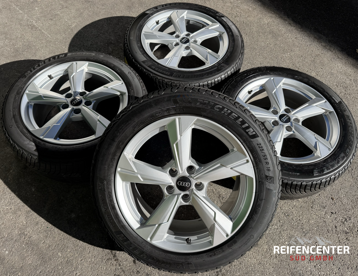 4 ruedas de invierno de aleación originales de 18" para Audi A6 4K F2 C8 4K0601025D 225/55R18 102V