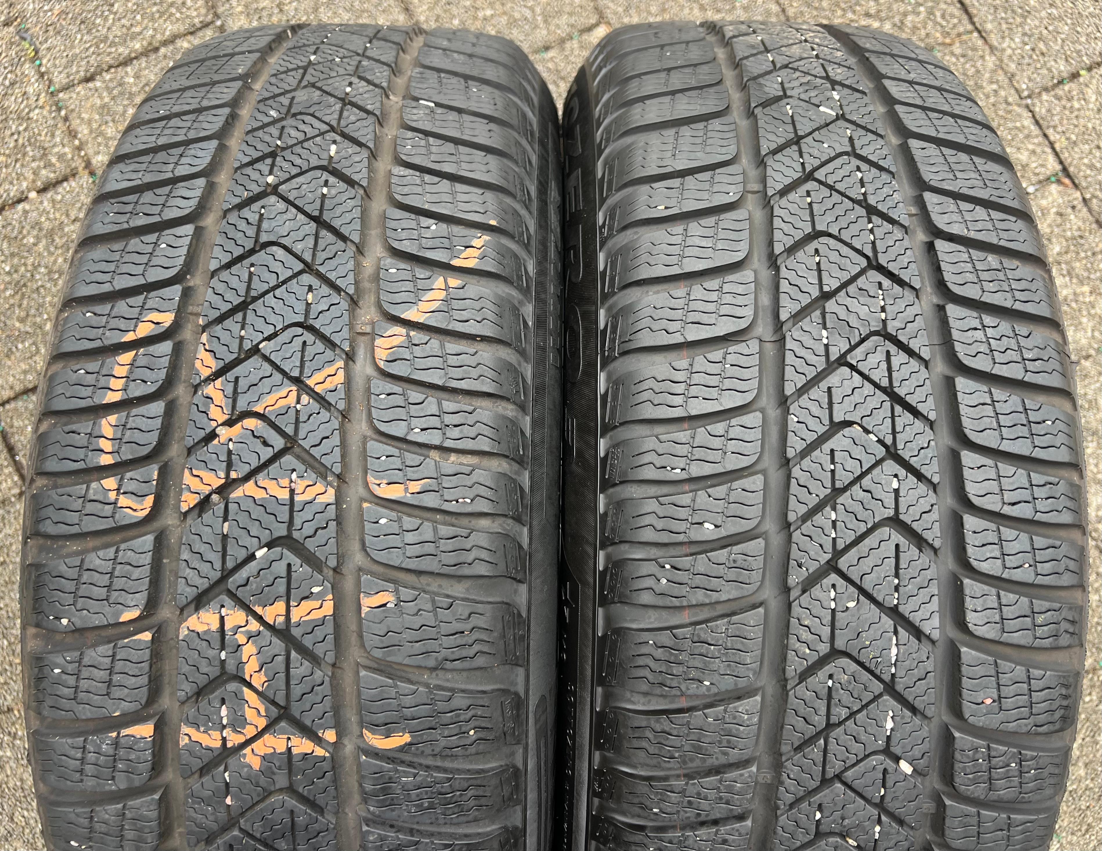 2 x 225/55R17 97H Winterreifen Pirelli Sottozero 3 6,5-7mm 2019