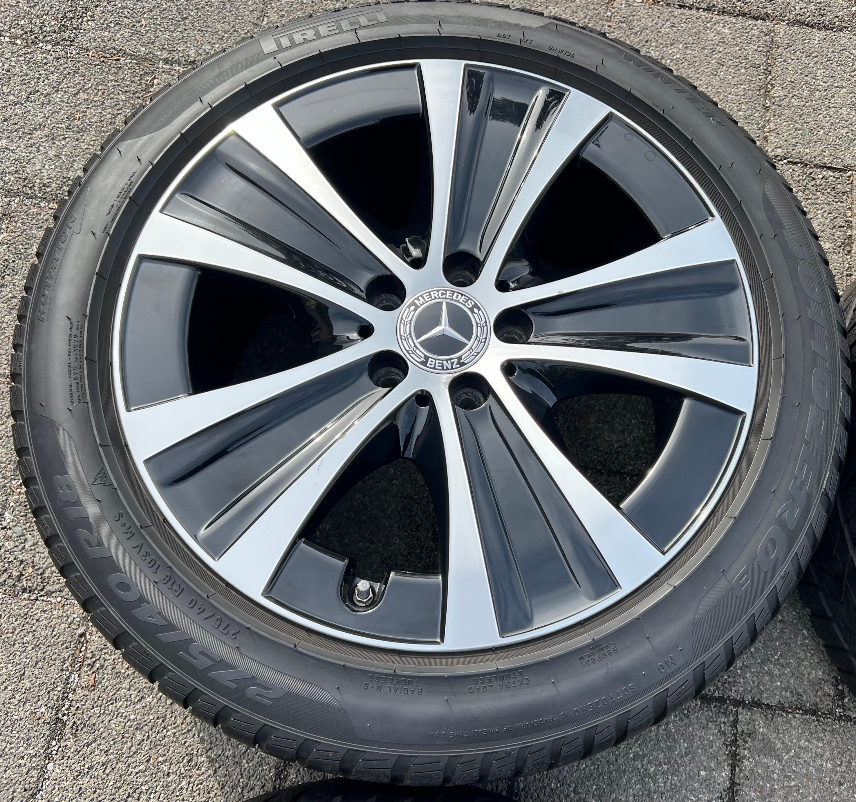 4 ORIGINAL 18" ALUFELGEN MERCEDES E-KLASSE W213 8x18 ET43 9x19 ET52,5 FREIHAUS
