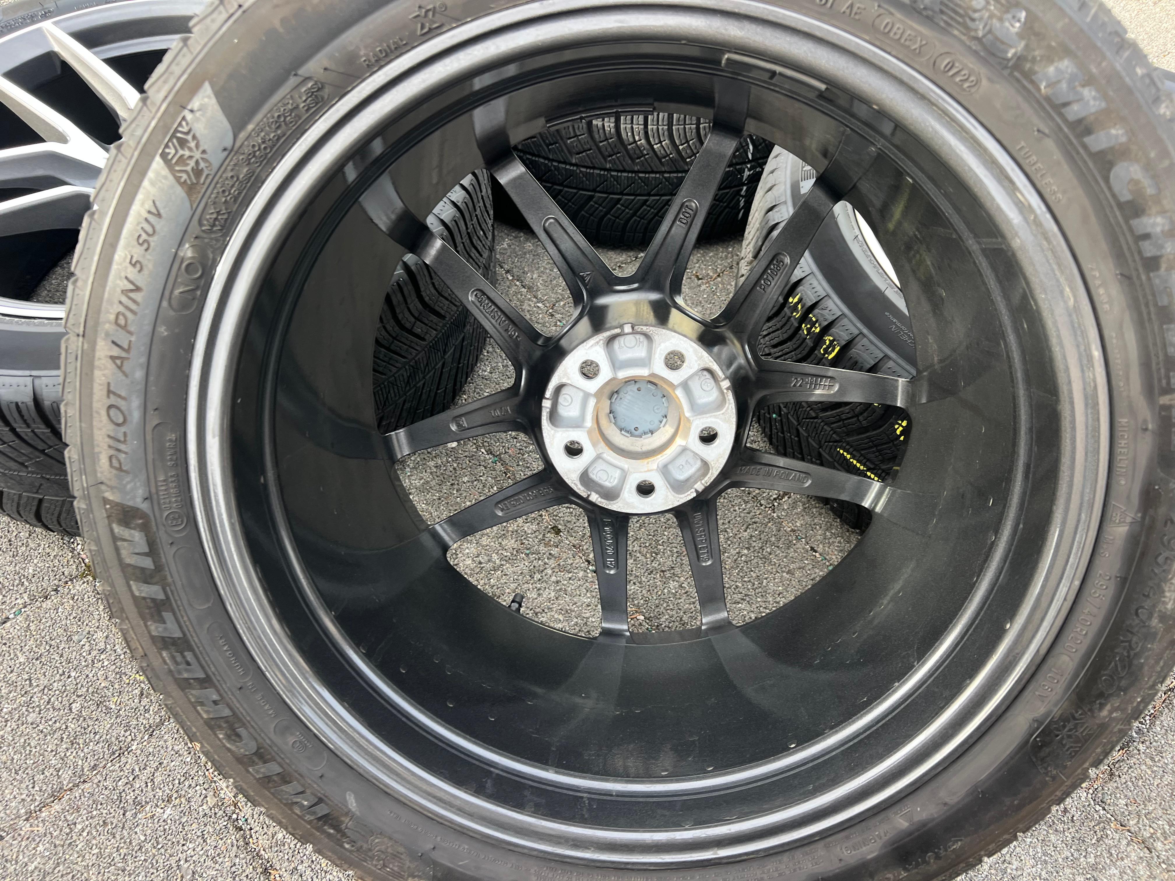 4 ORIGINAL 20" ALU WINTERRÄDER PORSCHE MACAN 265/45R20 104V 295/40R20 106V RDKS