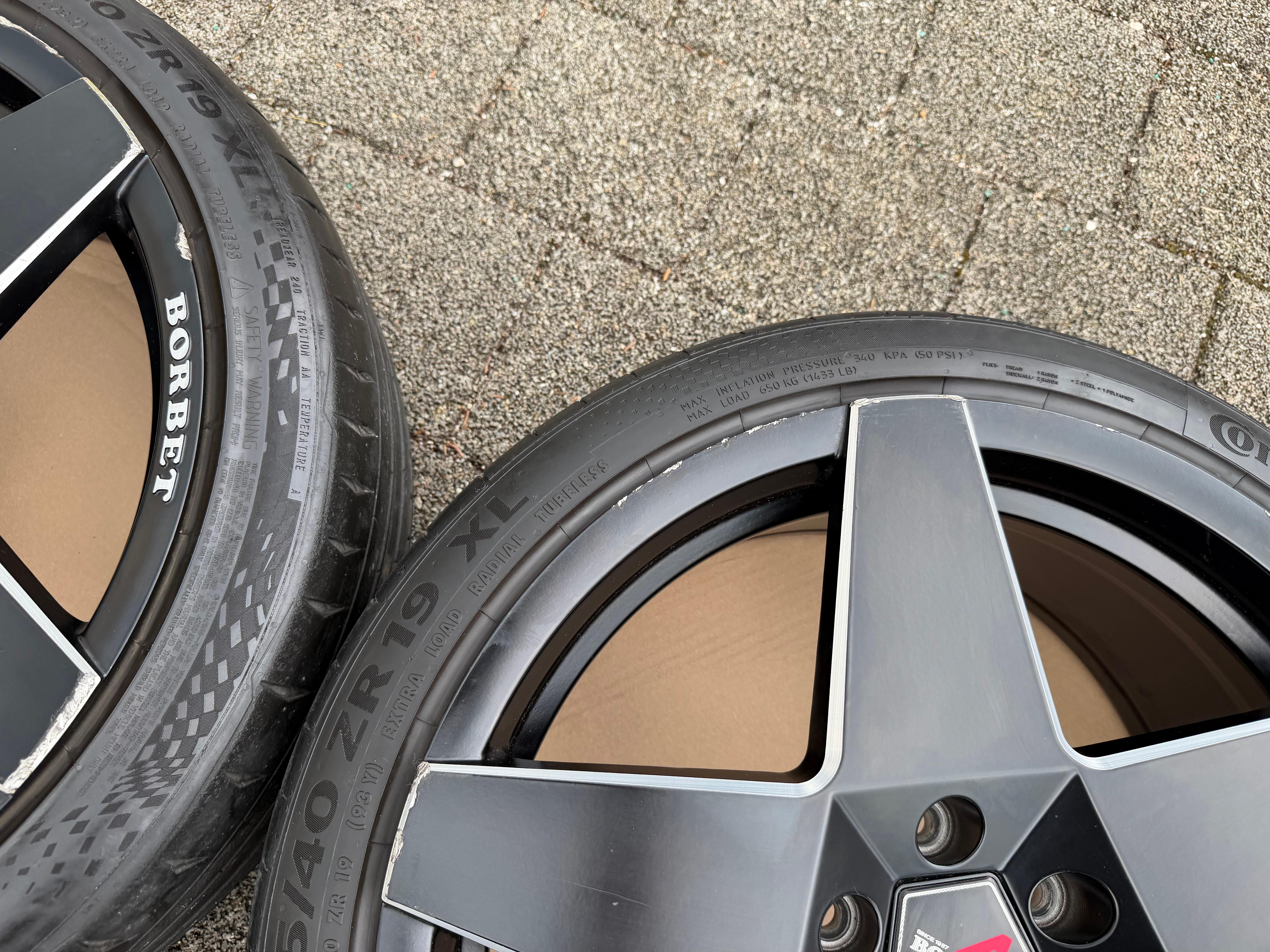 4 Borbet 19" Alufelgen Audi A8 Q2 Q3 VW Tiguan Seat Alhambra Ateca Skoda Kodiaq