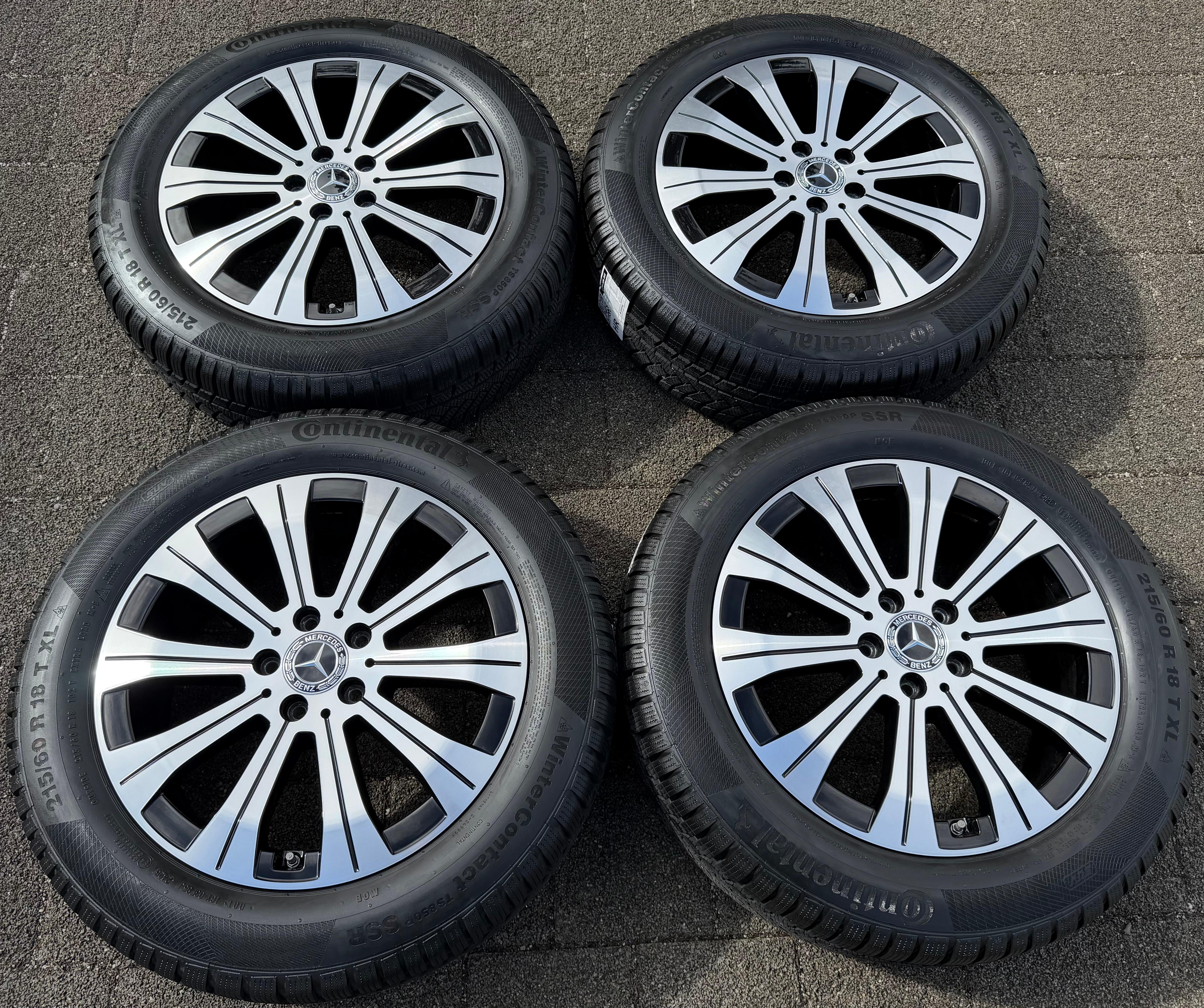 4 cerchi invernali originali in lega da 18" per Mercedes EQA, EQB, H243, X243, A2434010000 (anno 2025)