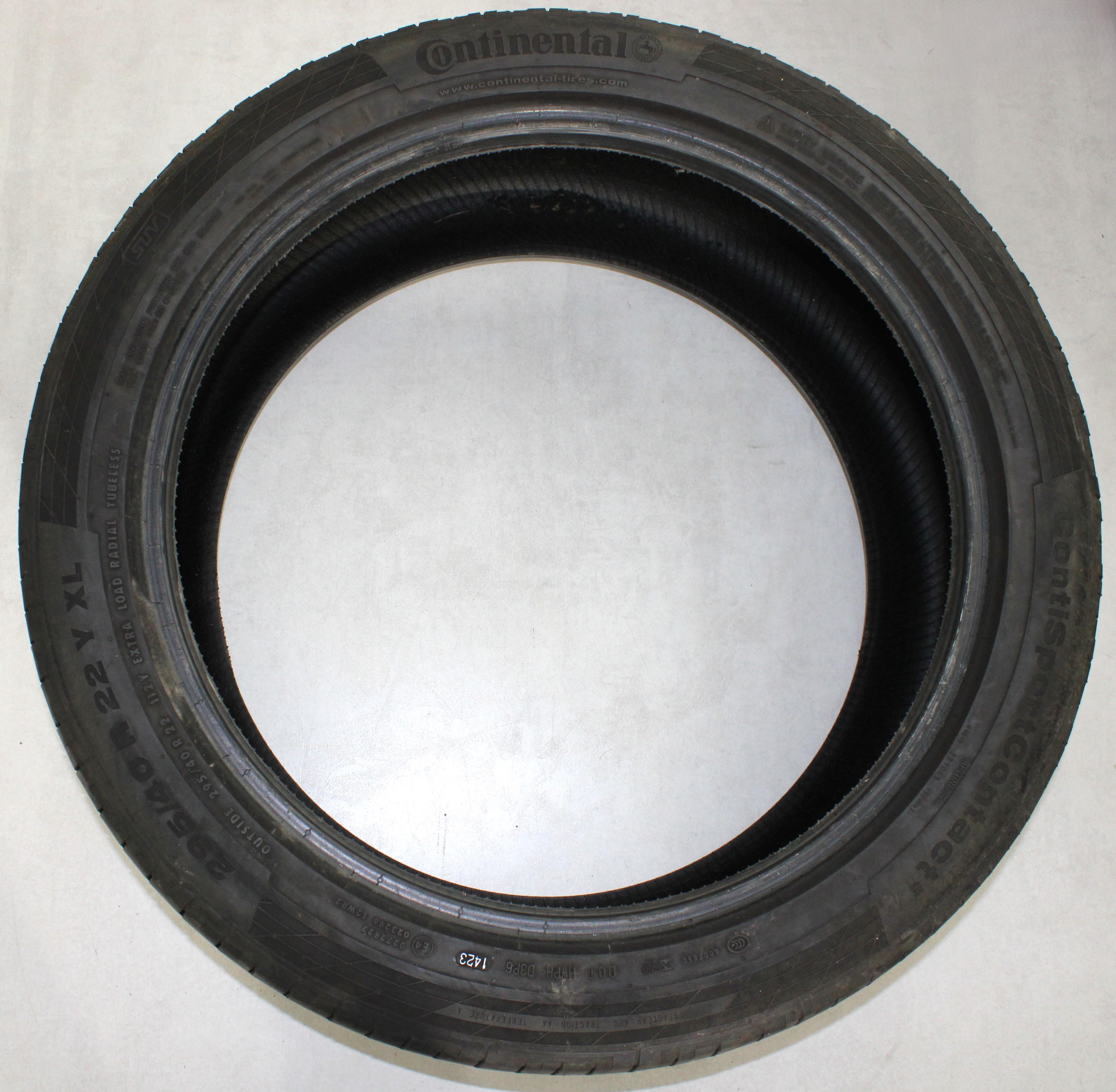 1 x 295/40R22 112Y Sommerreifen Continental Sport Contact 5 5,5-6mm 2023 XL