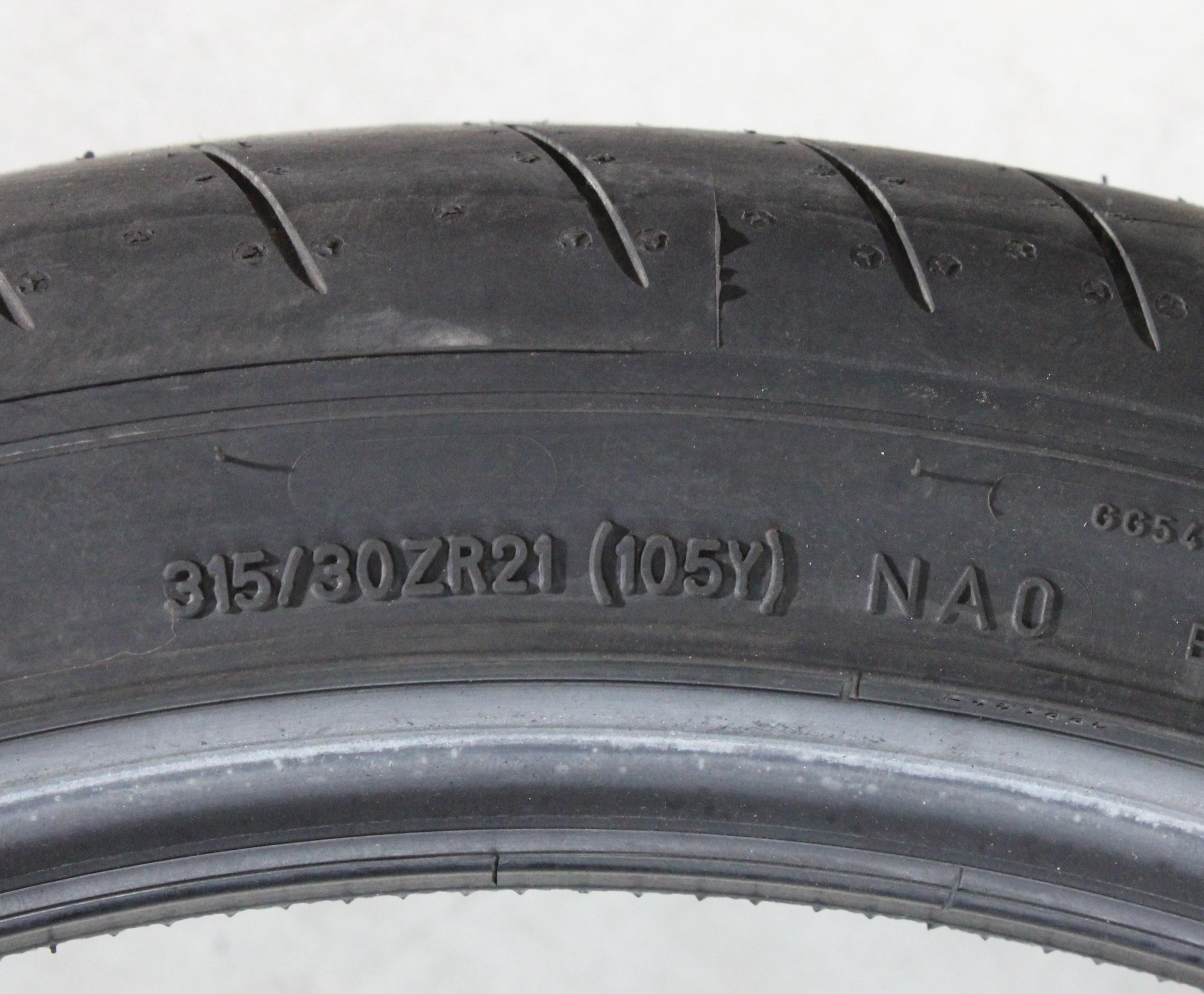 2 x 315/30R21 105Y Sommerreifen Goodyear Eagle F1 Super Sport NA0 5-5,5mm 2025 XL