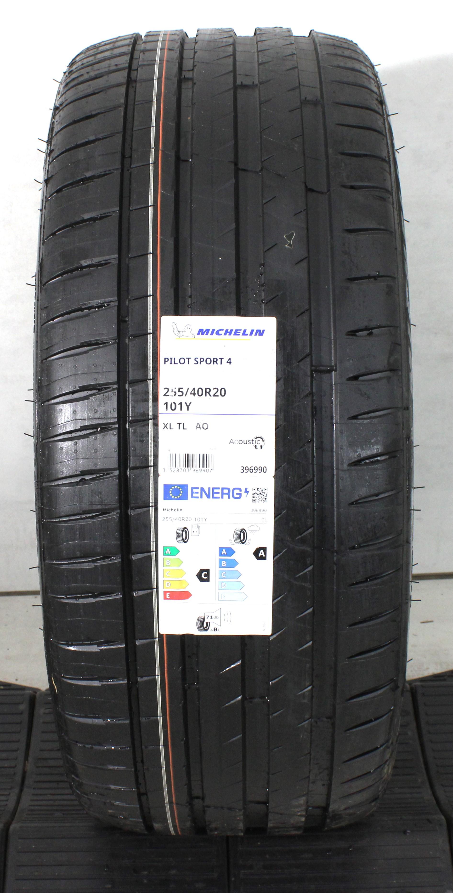 1 x 255/40R20 101Y Sommerreifen Michelin Pilot Sport 4 AO 2022 Silent XL