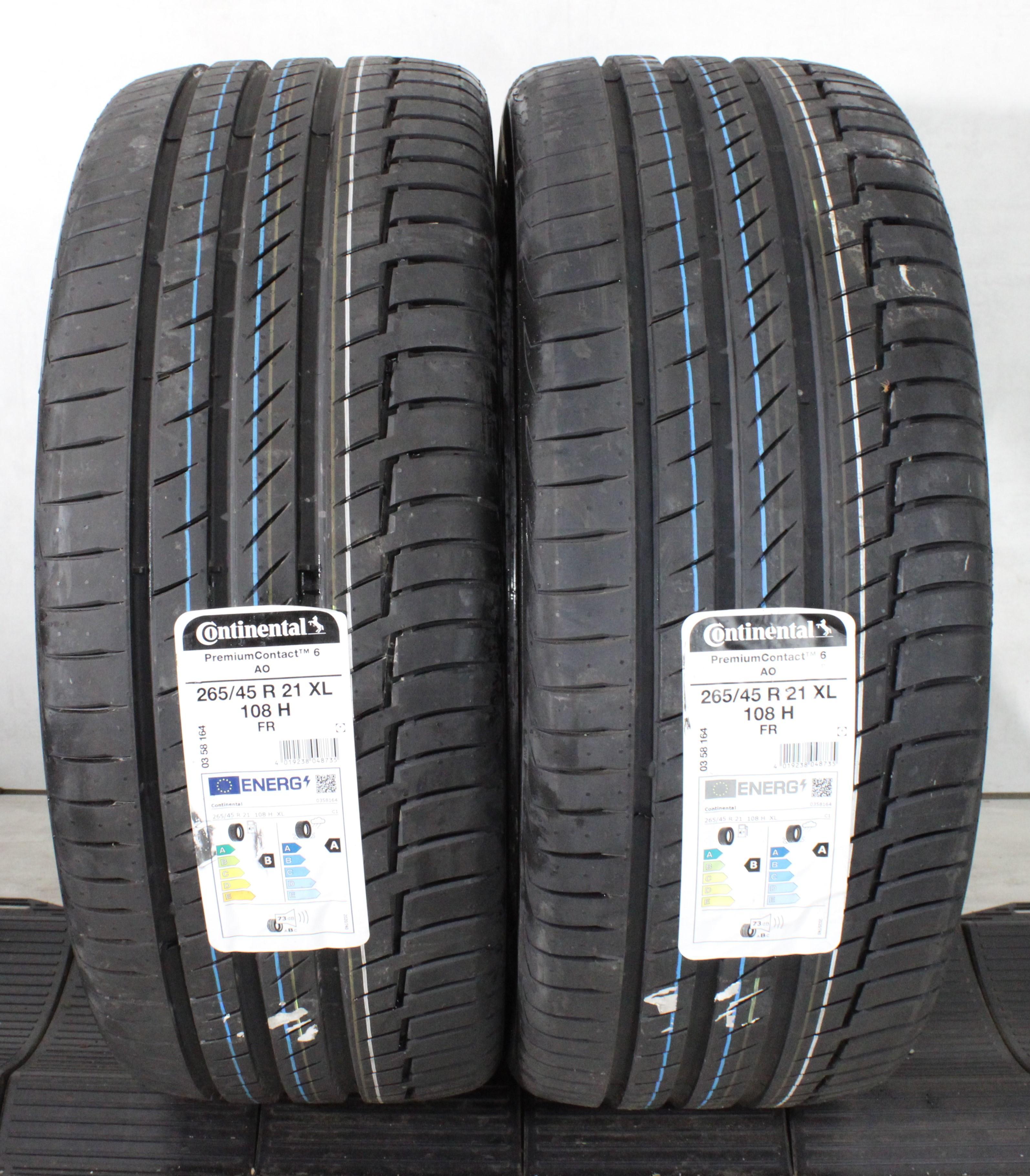2 x 265/45R21 108H Sommerreifen Continental Premium Contact 6 AO 2022 XL