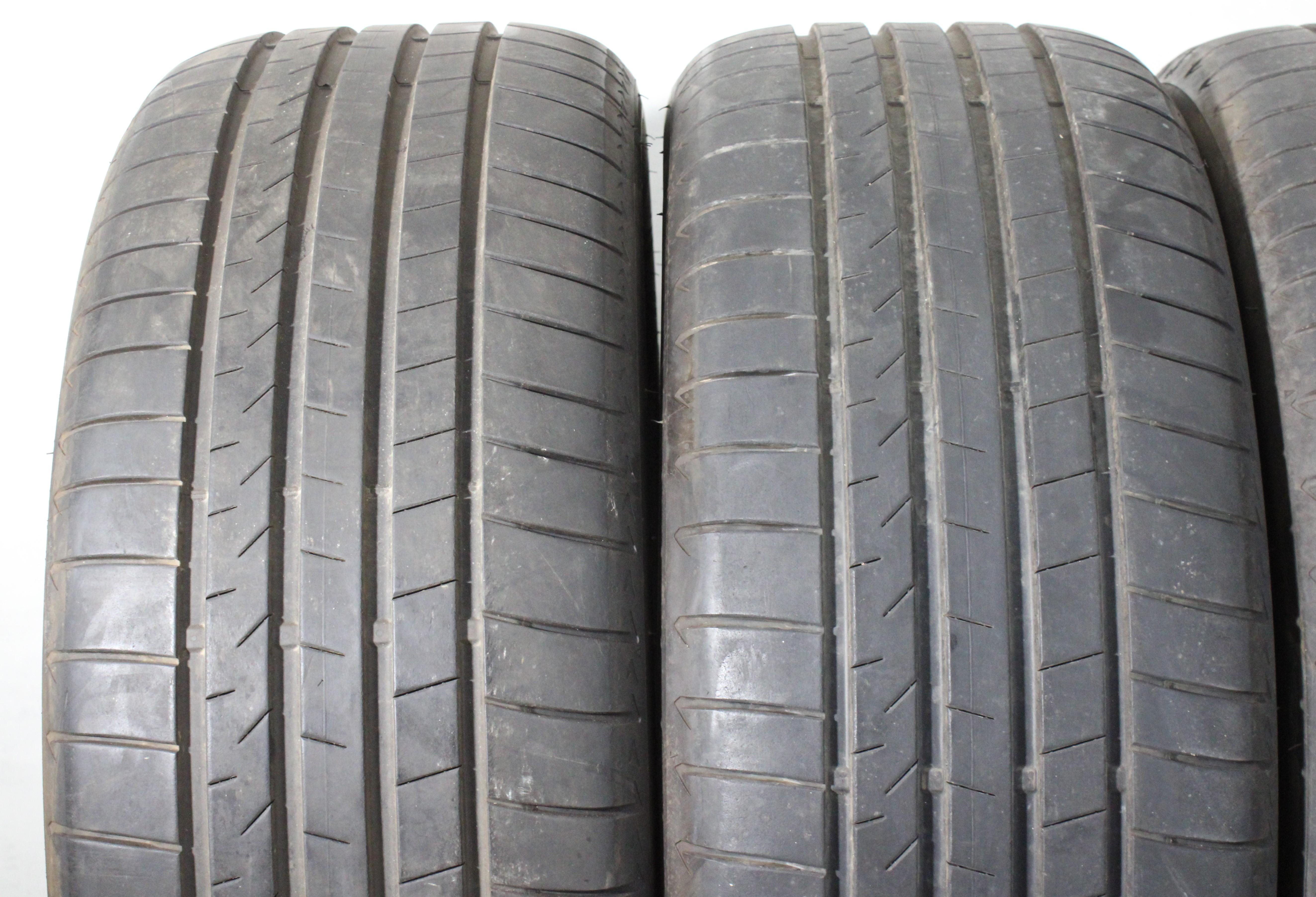 4 pneus été Bridgestone Alenza 001 AO 255/50R20 109H, usure 6-6,5 mm, 2x2020/2x2021